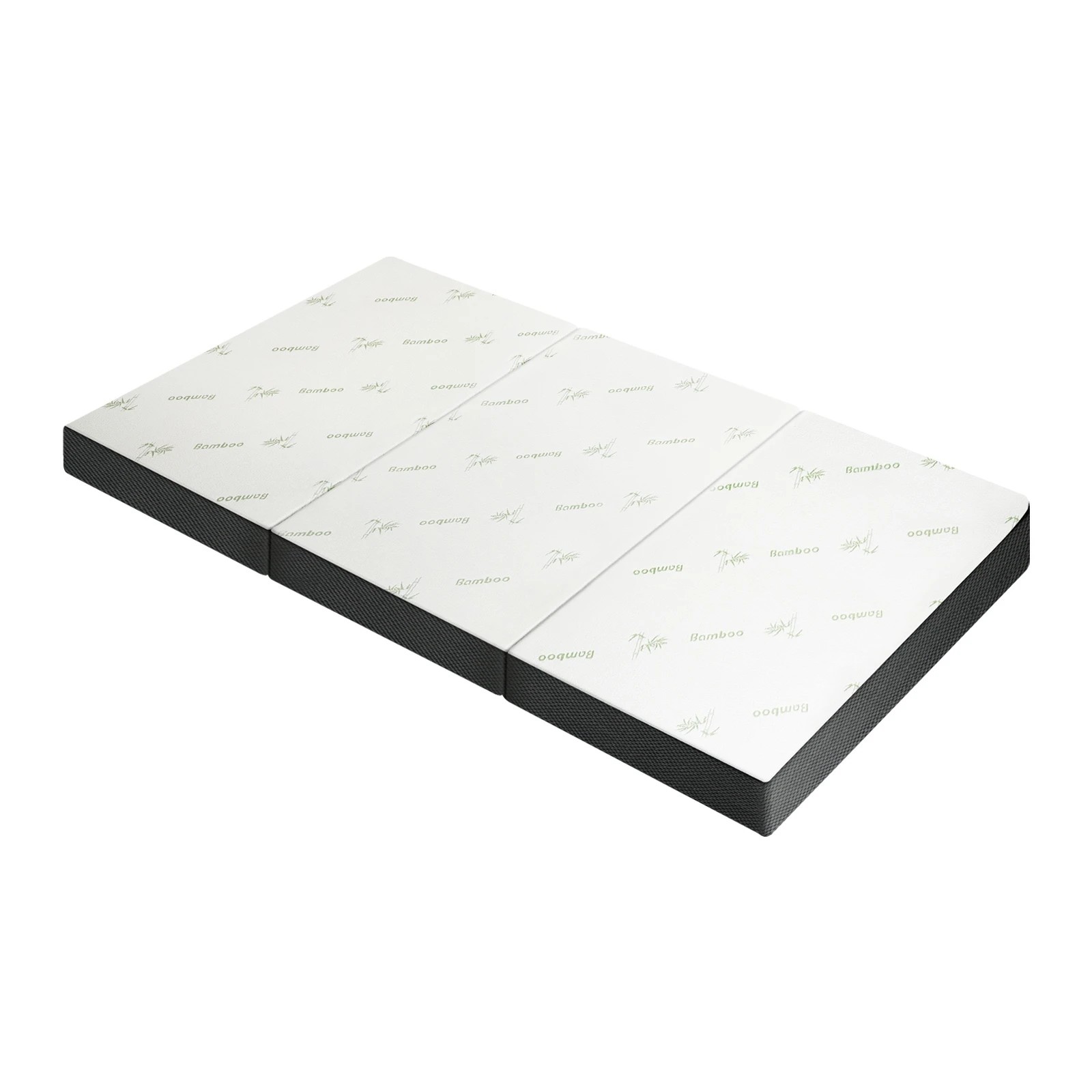 4 Bedra Bedding Folding Foam Mattress Bamboo Portable Sofa Bed Foldable Camping Mat Double - Multi, 4 of 10