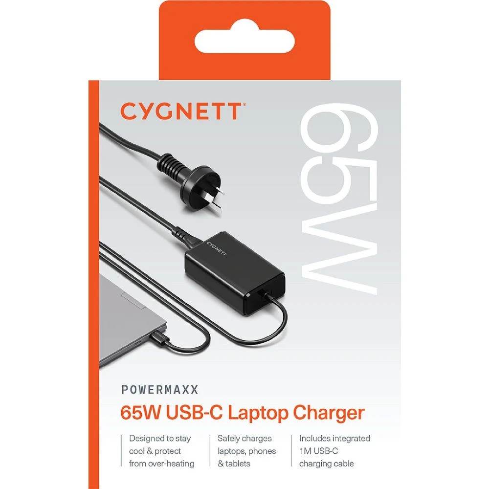 2 Cygnett PowerMaxx 65W GaN Laptop Charger USB-C, 2 of 4