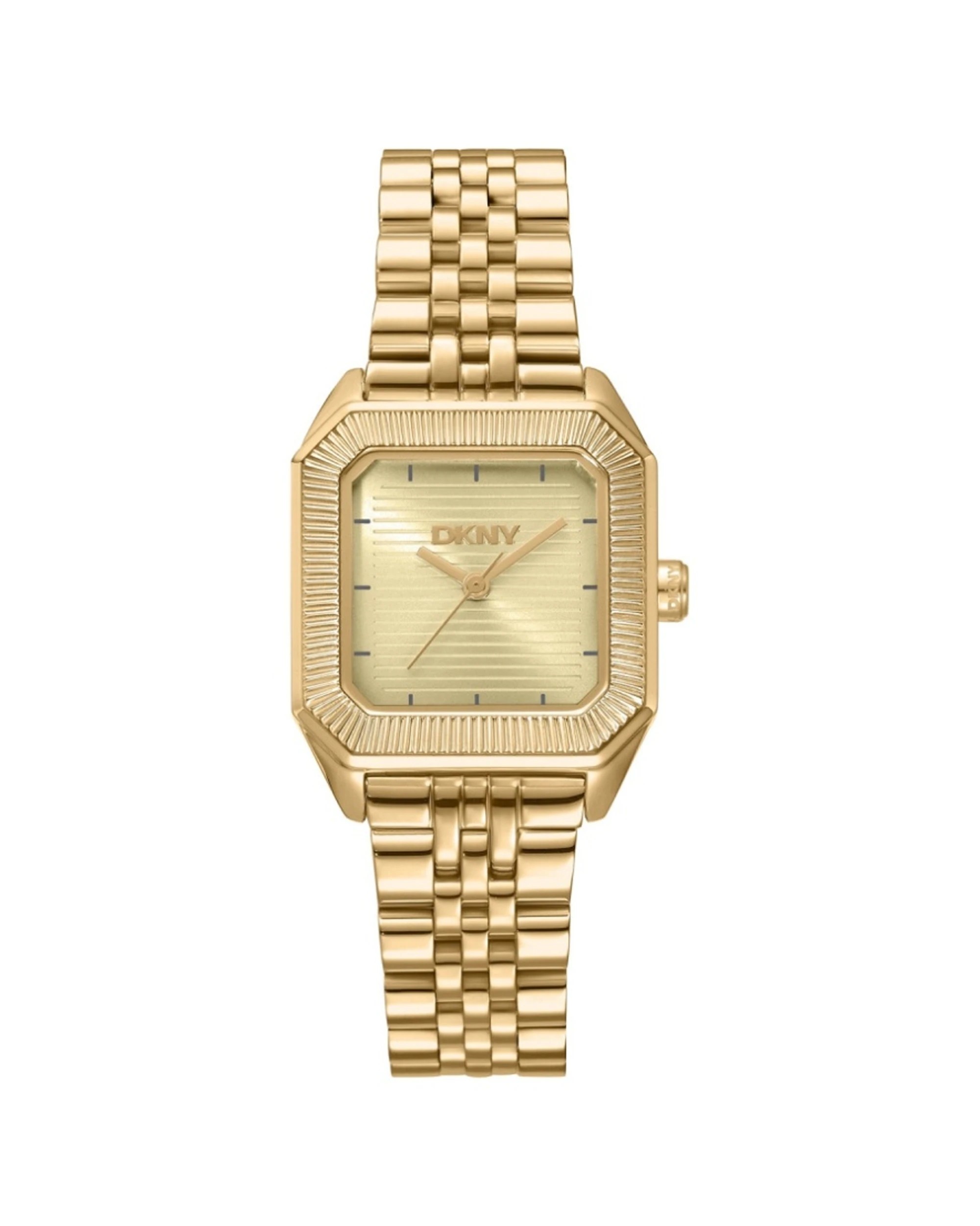 1 DKNY Signature Shape Women's Gold Watch 27x34mm Stainless Steel Case Water Resistant, 1 of 4