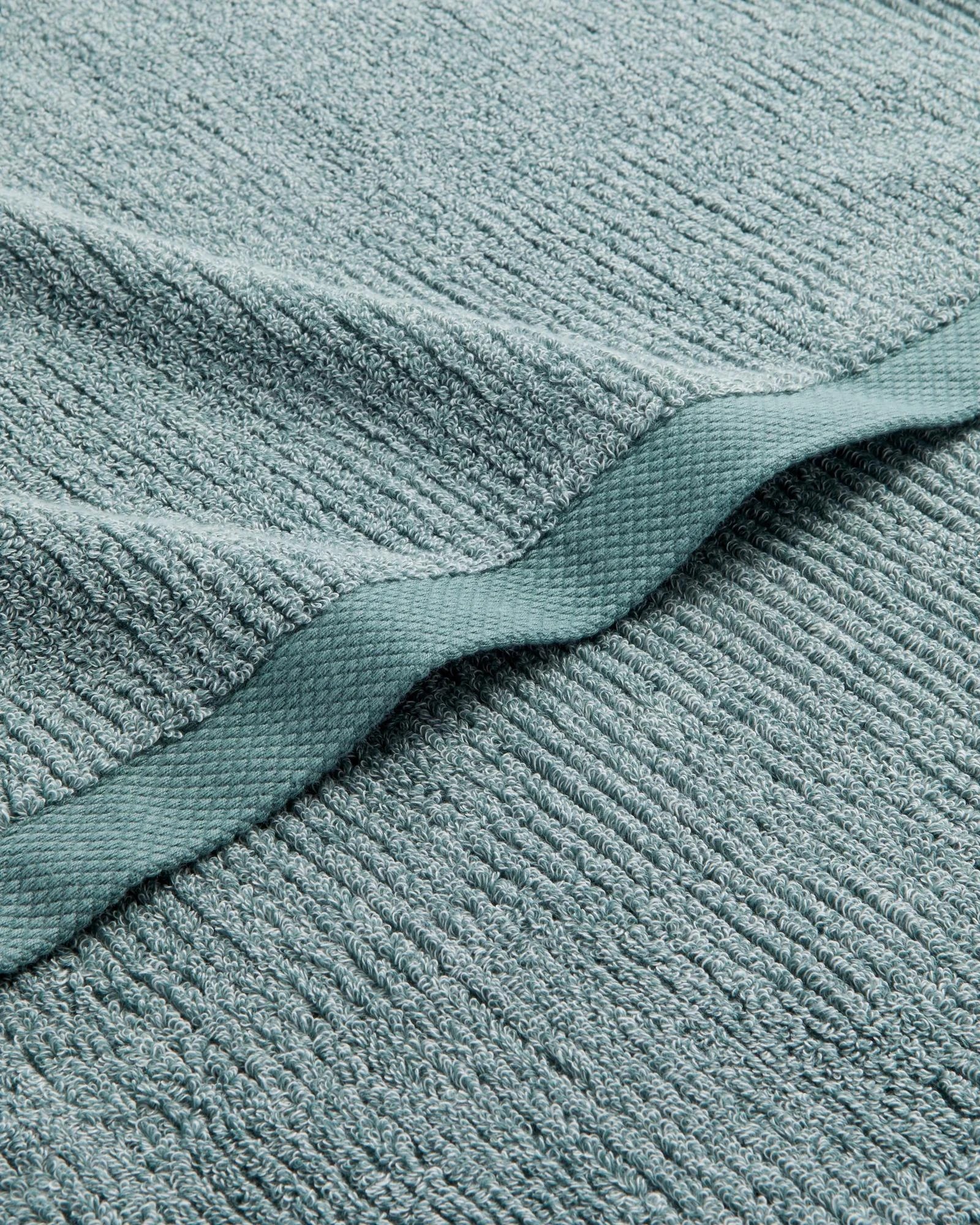 2 Target Australian Cotton Ribbed Bath Towel - Piper Marle - Green, 2 of 4