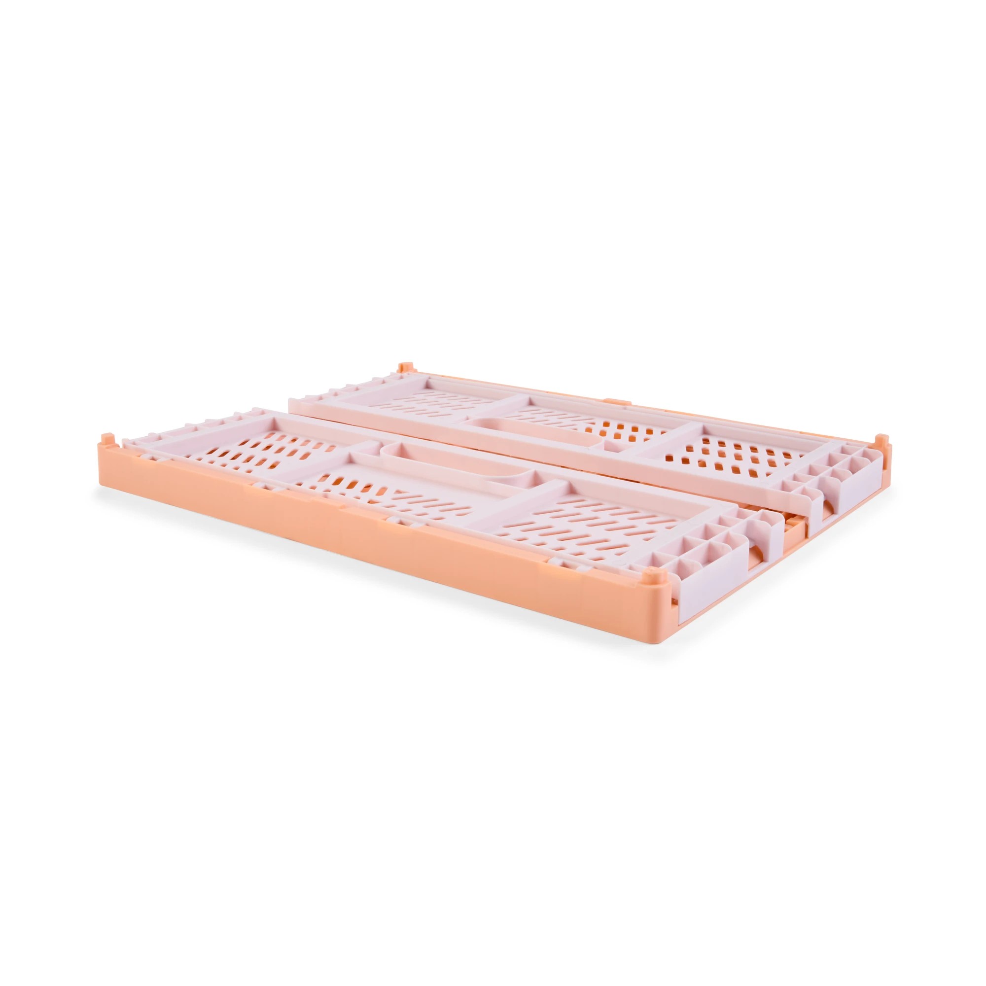 2 15L Collapsible Crate - Medium, Peach, 2 of 10