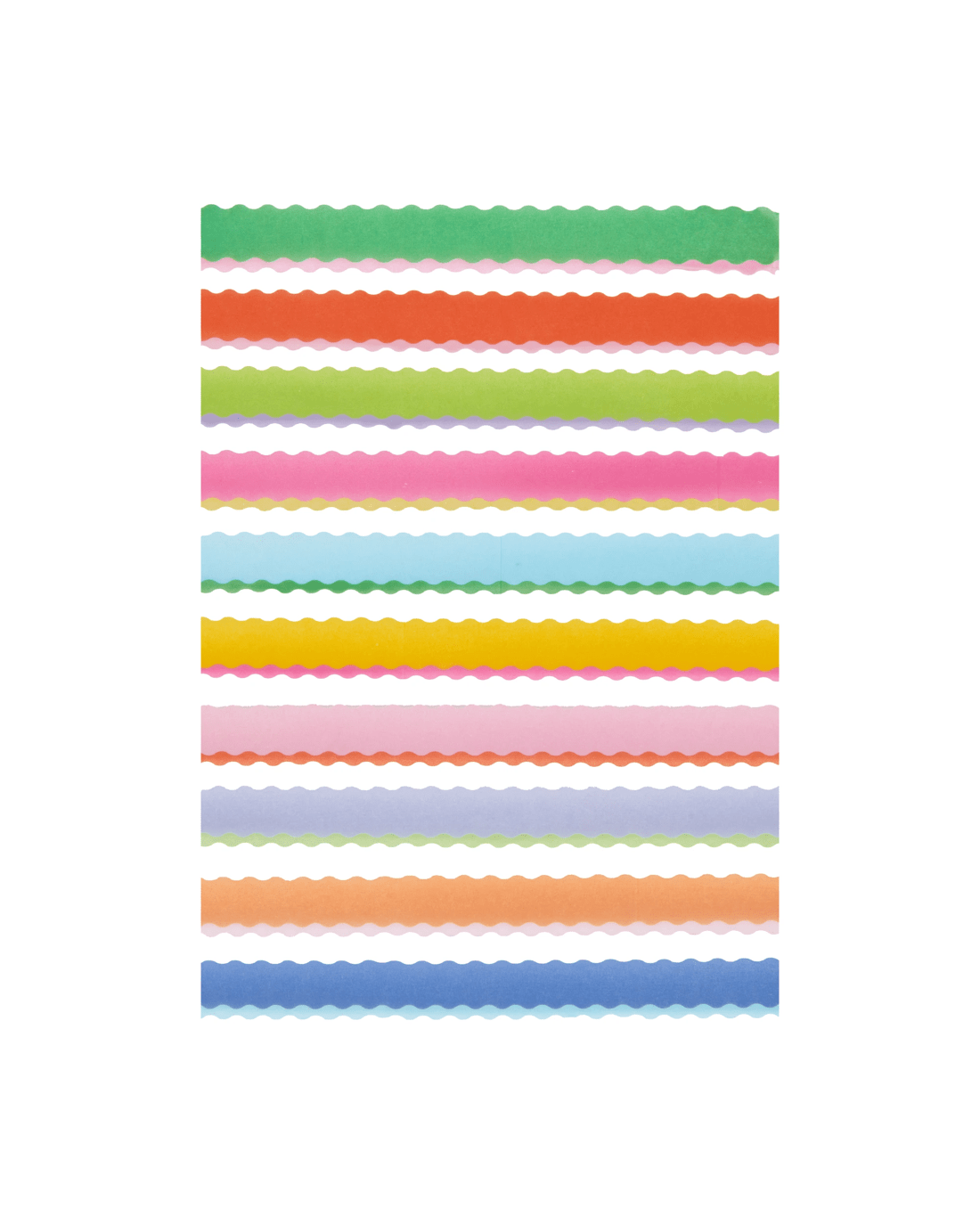 3 10 Pack Washi Tapes - Wavy, 3 of 3
