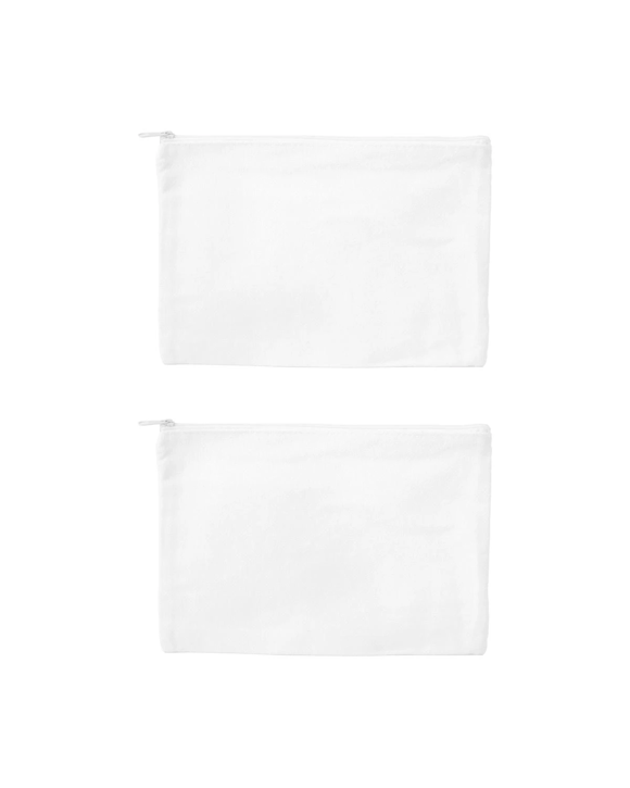 2 Pack Craft Polyester Zip Pouch