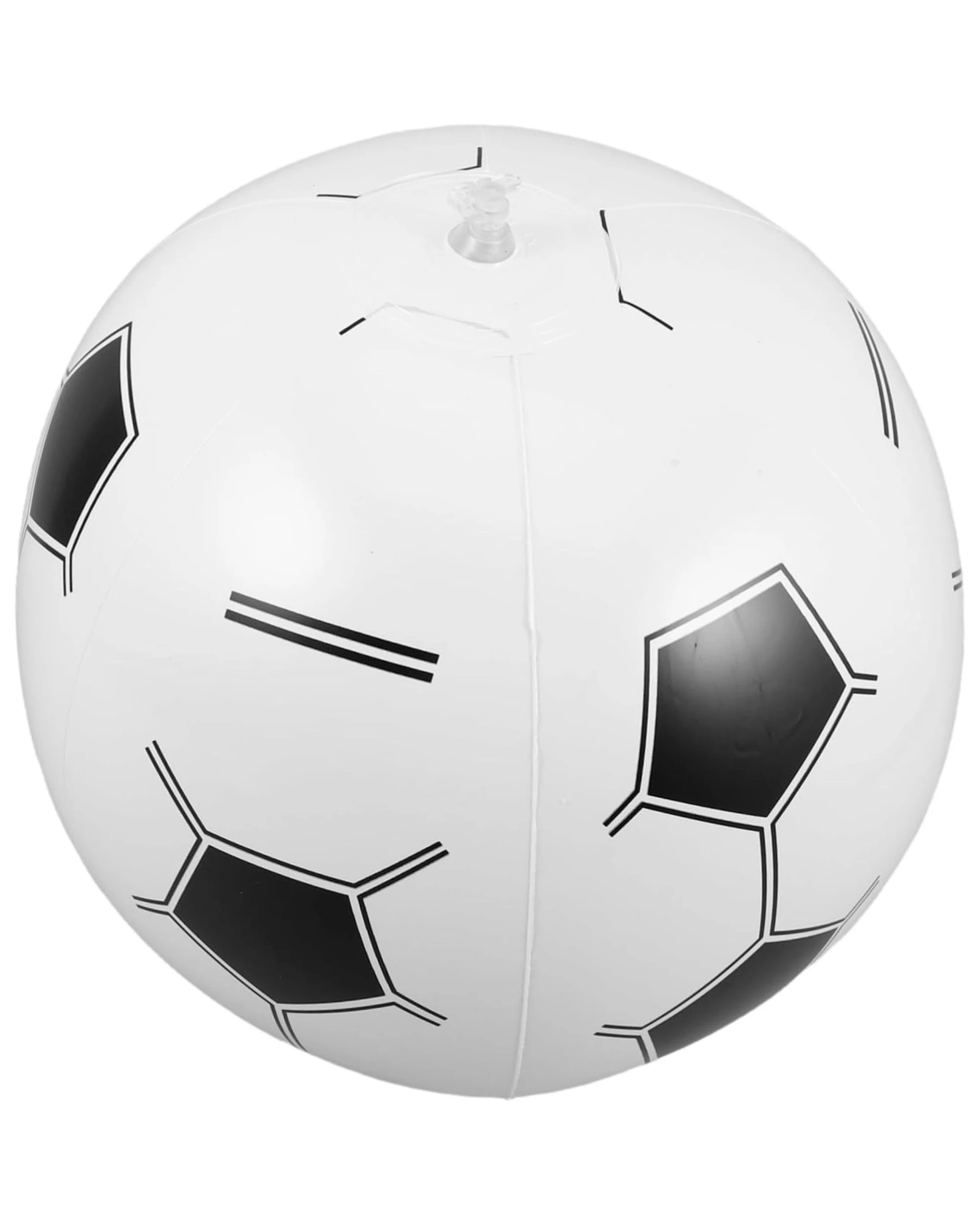 2 RI Novelty Inflatable White & Black Pattern BallWhite - White, 2 of 3