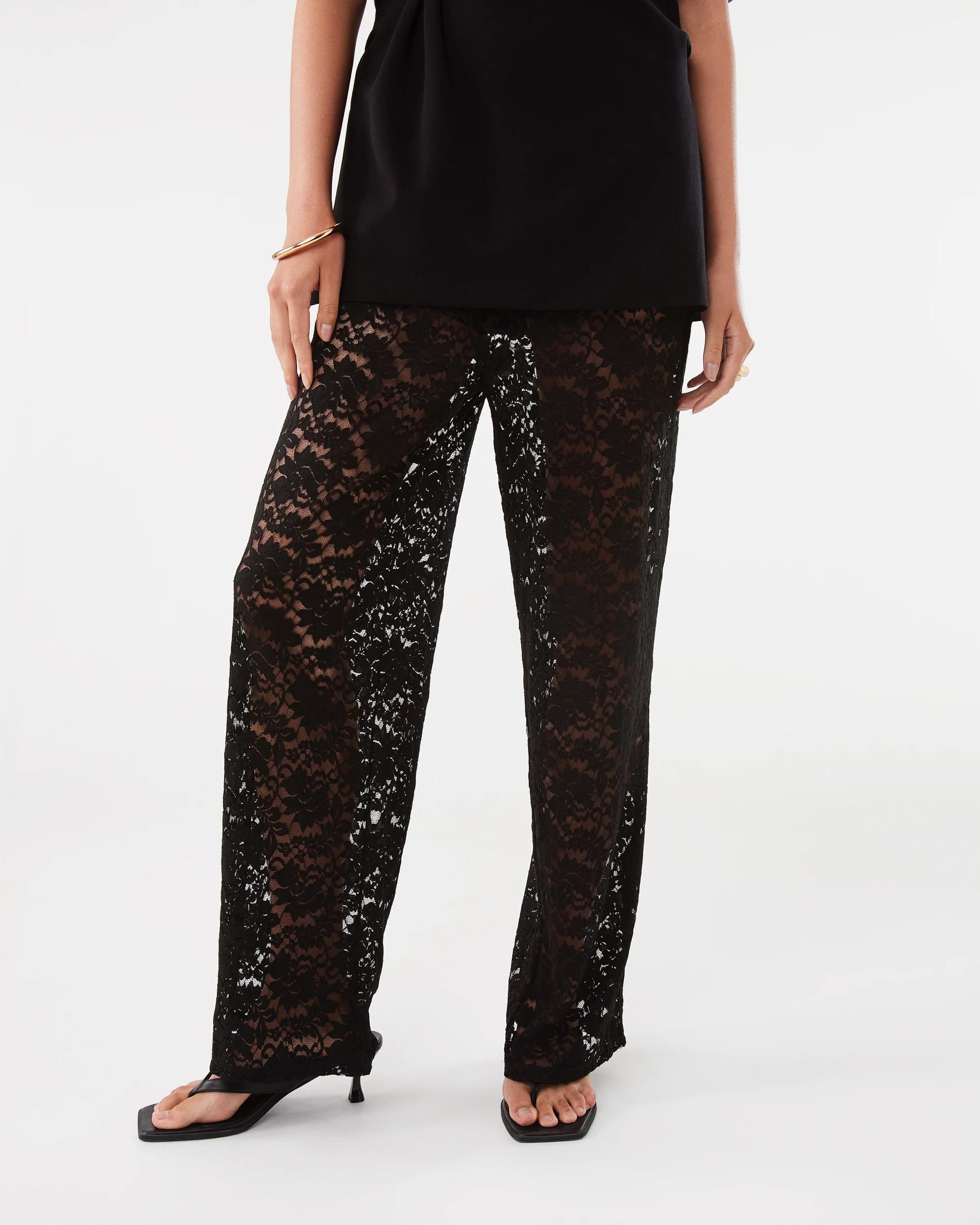 1 Lace Pants Black, 1 of 7