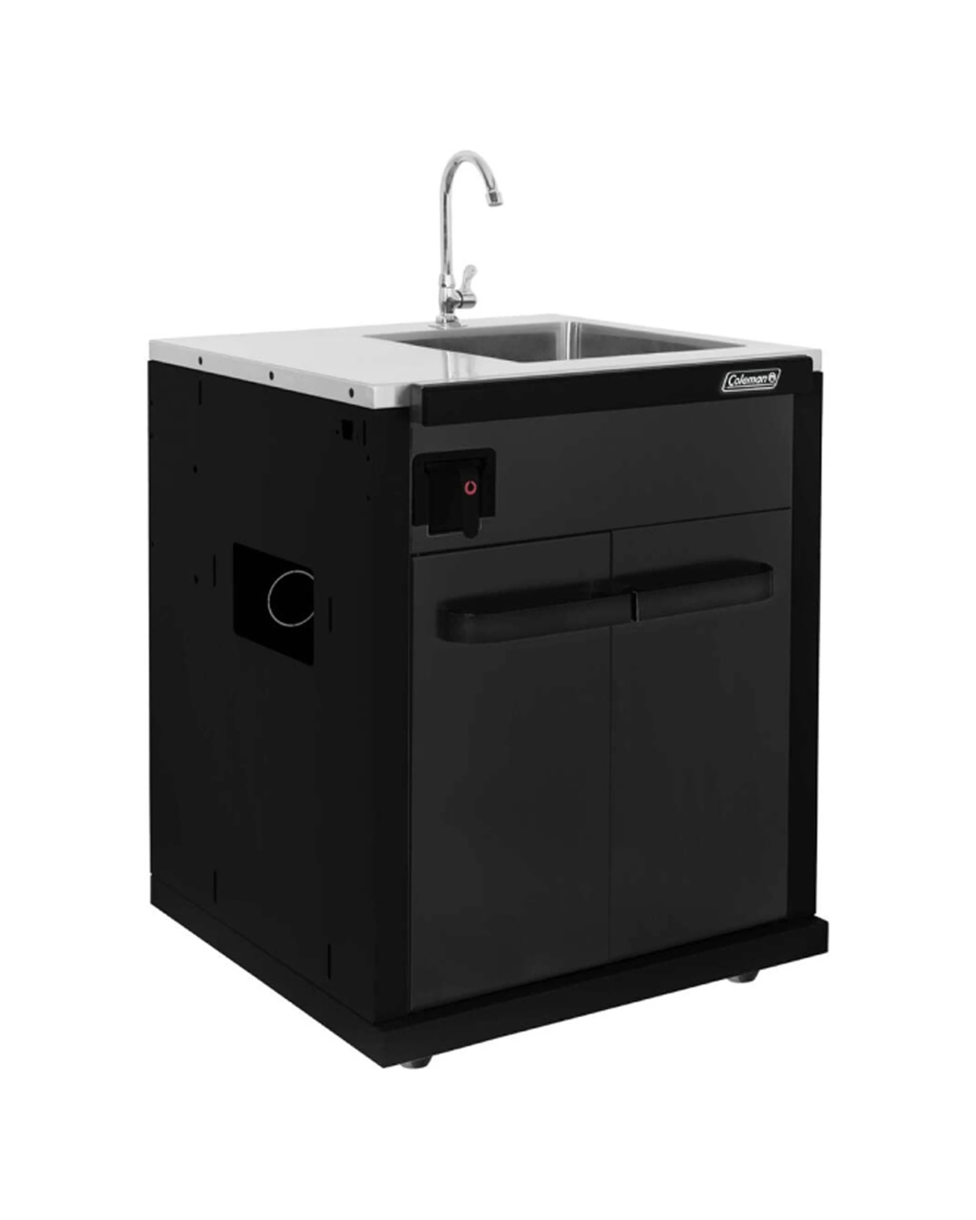 2 Coleman Sink Module Matt Stainless Steel Outdoor Kitchen Modular - Black, 2 of 3