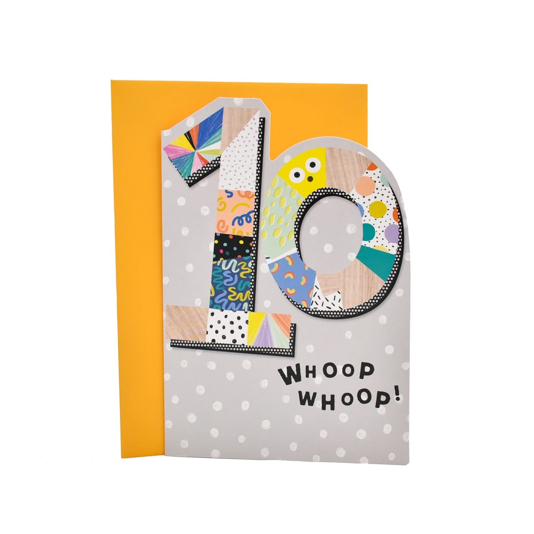 1 Hallmark Birthday Card Age 10 - Whoop Whoop!, 1 of 3
