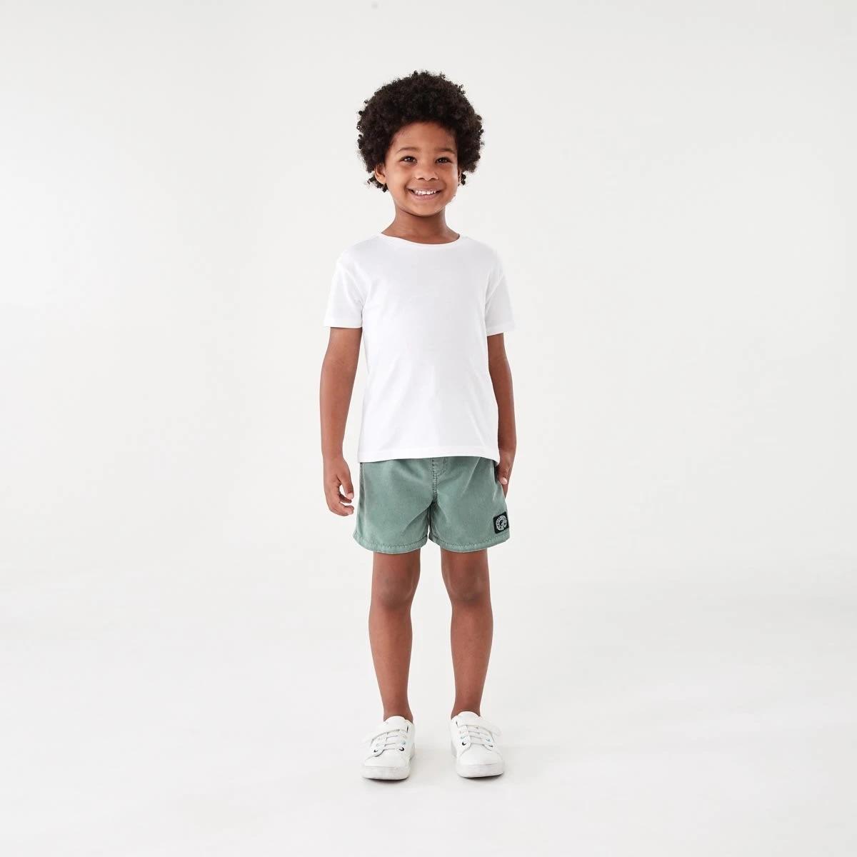 5 Washed Shorts MID GREEN, 5 of 8