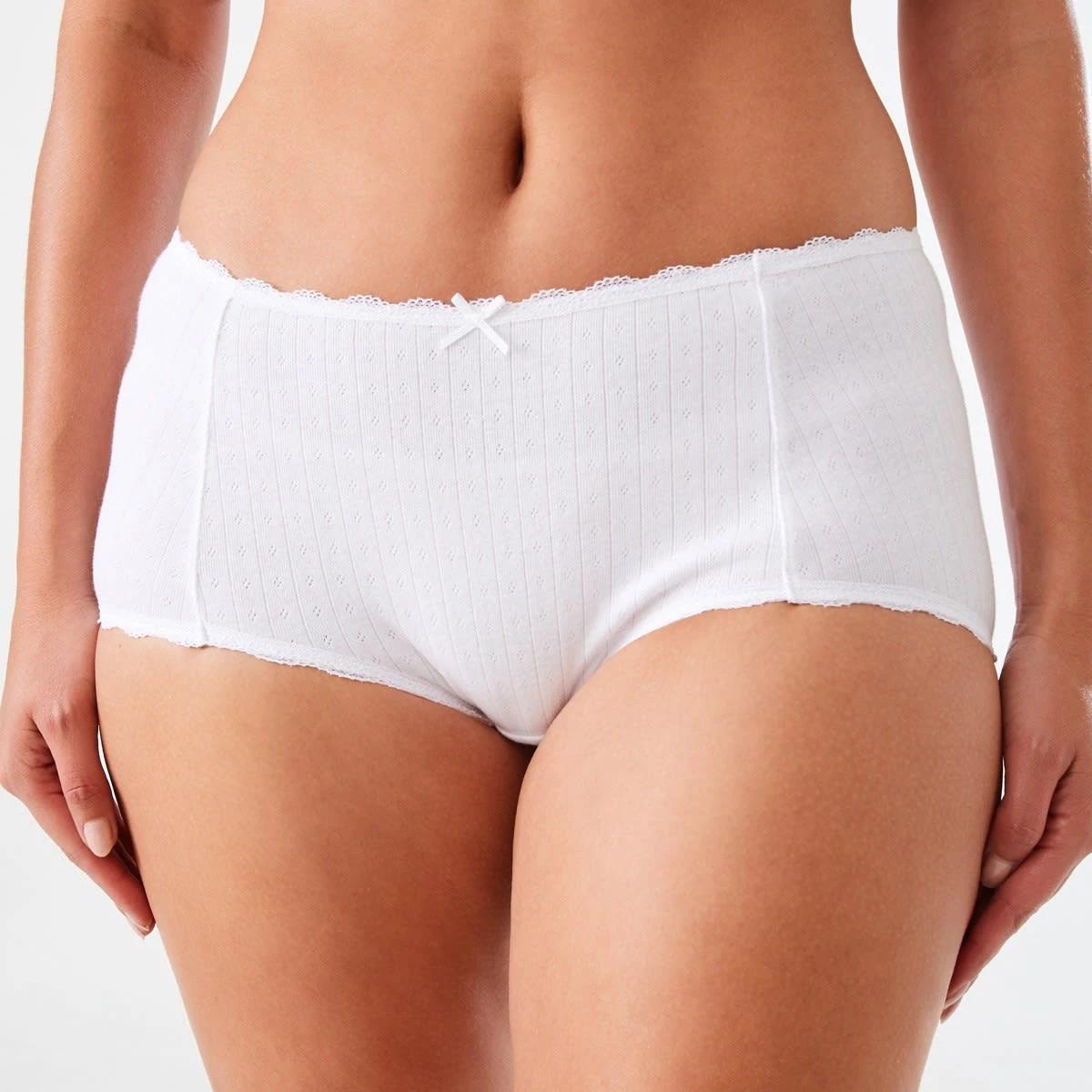 5 3 Pack Pointelle Boyleg Briefs Dtsy B Pk, 5 of 10