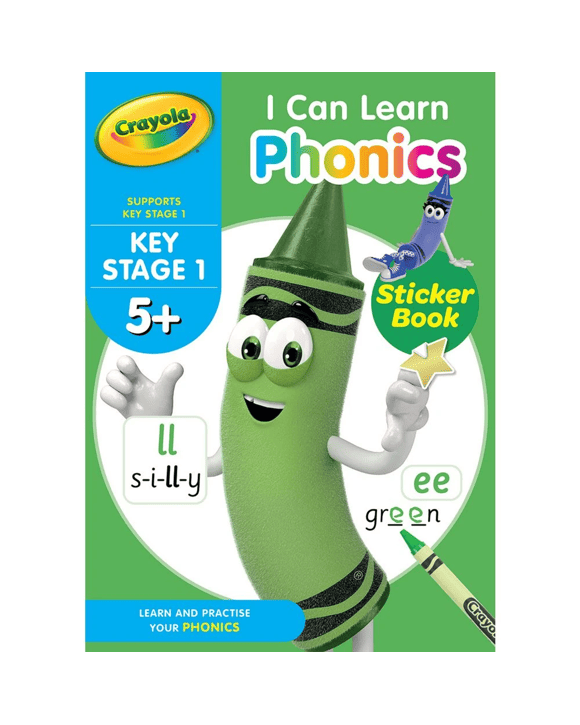 Crayola Early Years 5+: I Can Get Learn Phonics 32 Pages