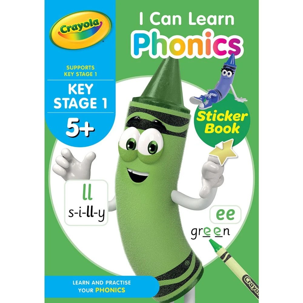 1 Crayola Early Years 5+: I Can Get Learn Phonics 32 Pages, 1 of 1