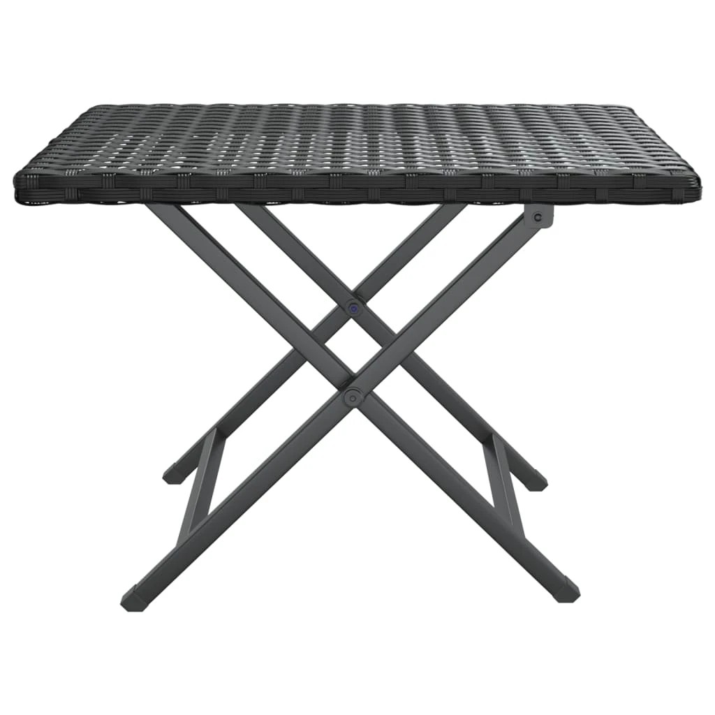 3 vidaXL folding table Foldable - Black, 3 of 7