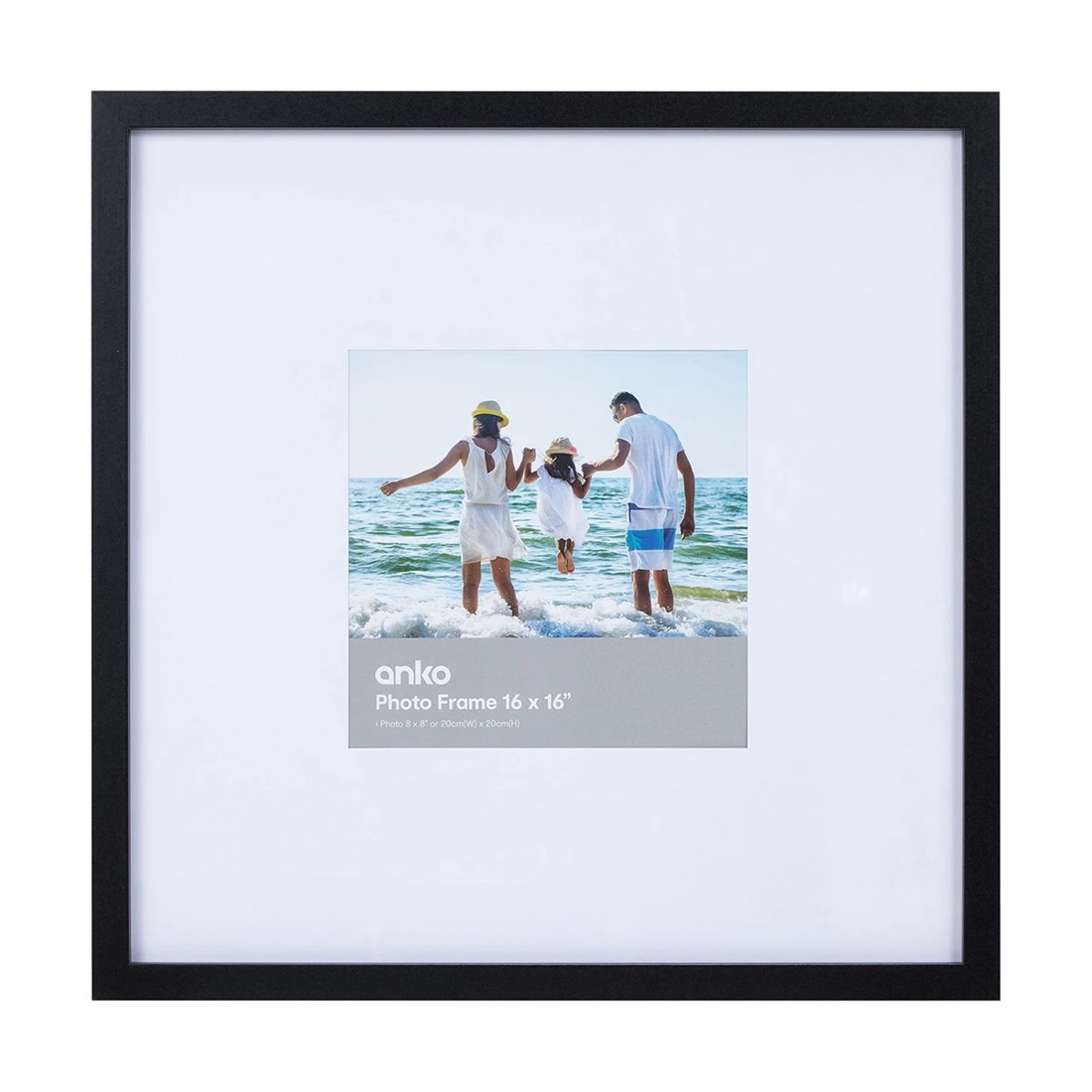 1 Beachport Frame 8in. x 8in. - Black, 1 of 4