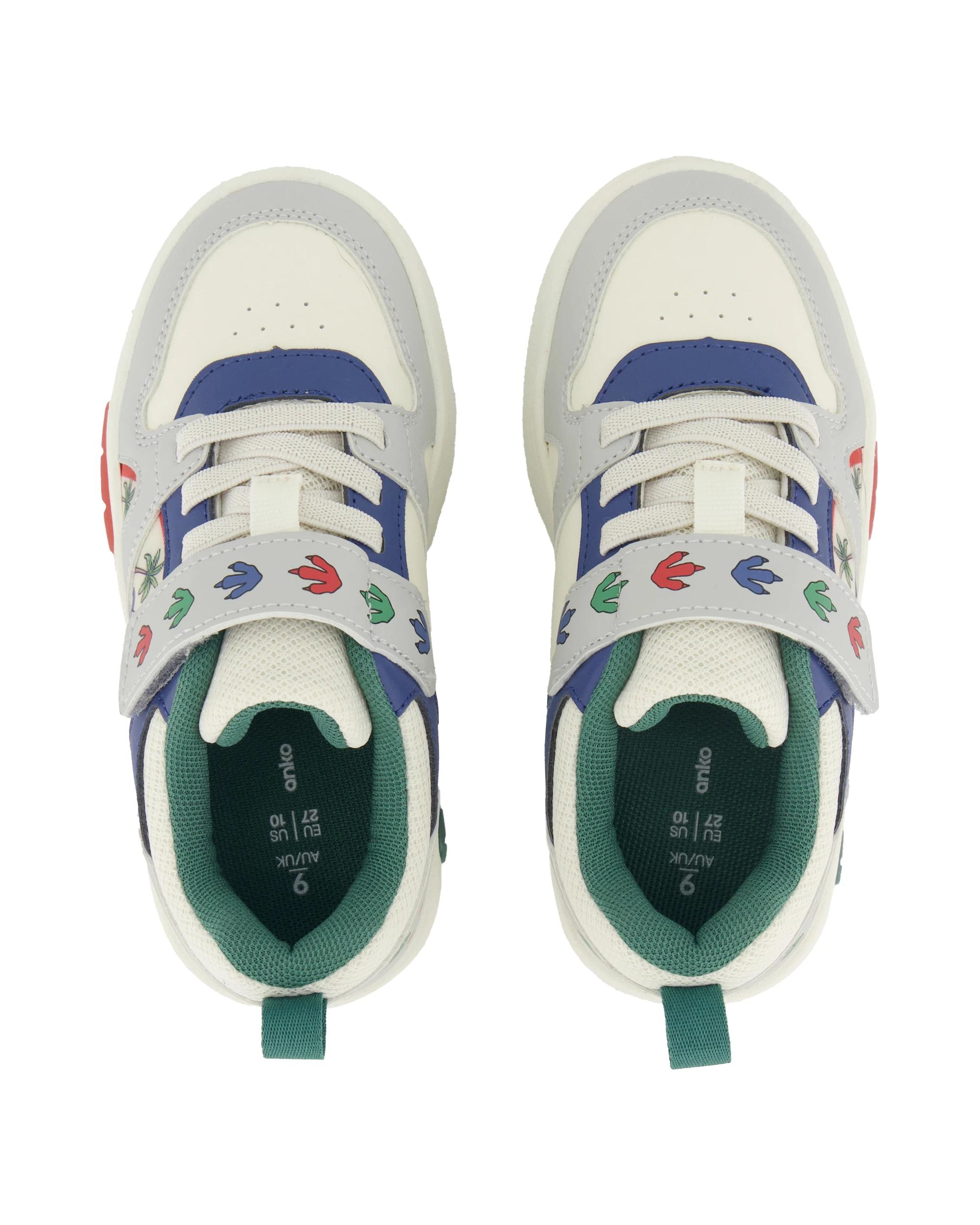 4 Junior Light Up Casual Sneakers Dinosaur, 4 of 6