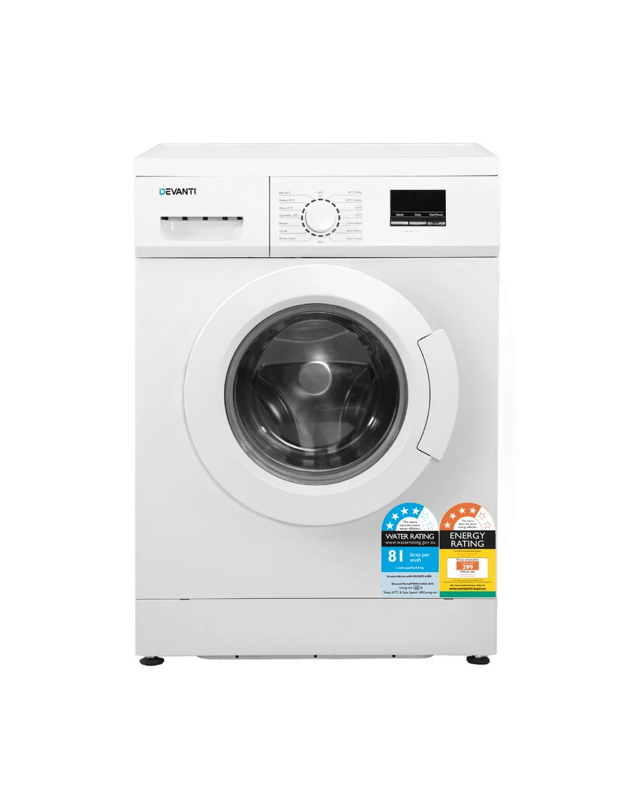 Devanti 8kg Front Load Washing Machine - W
