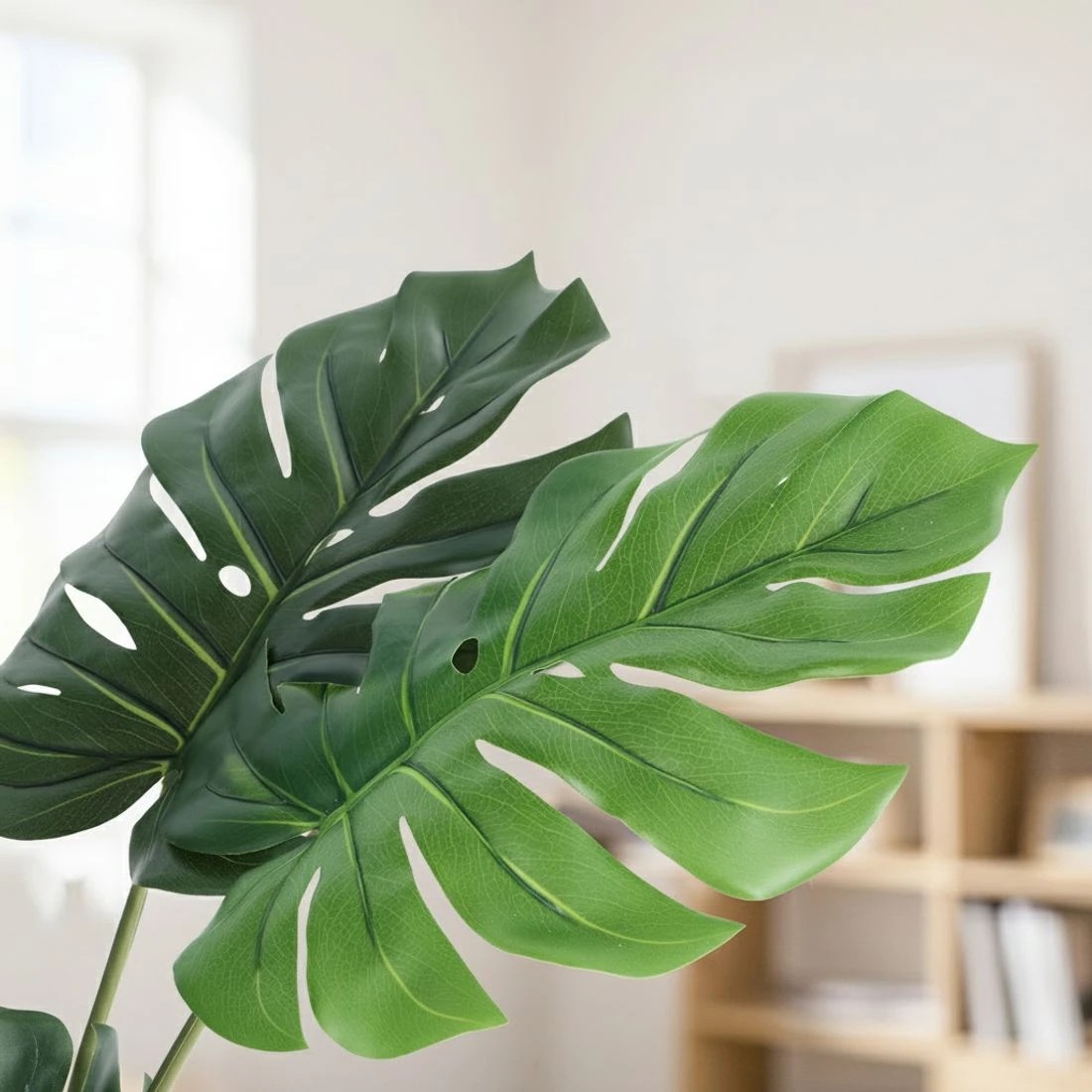 5 Artiss 140cm Artificial Monstera Tree Faux Trees Indoor Decor Artificial Plants Lifelike Plant 1.4M - Green, 5 of 9