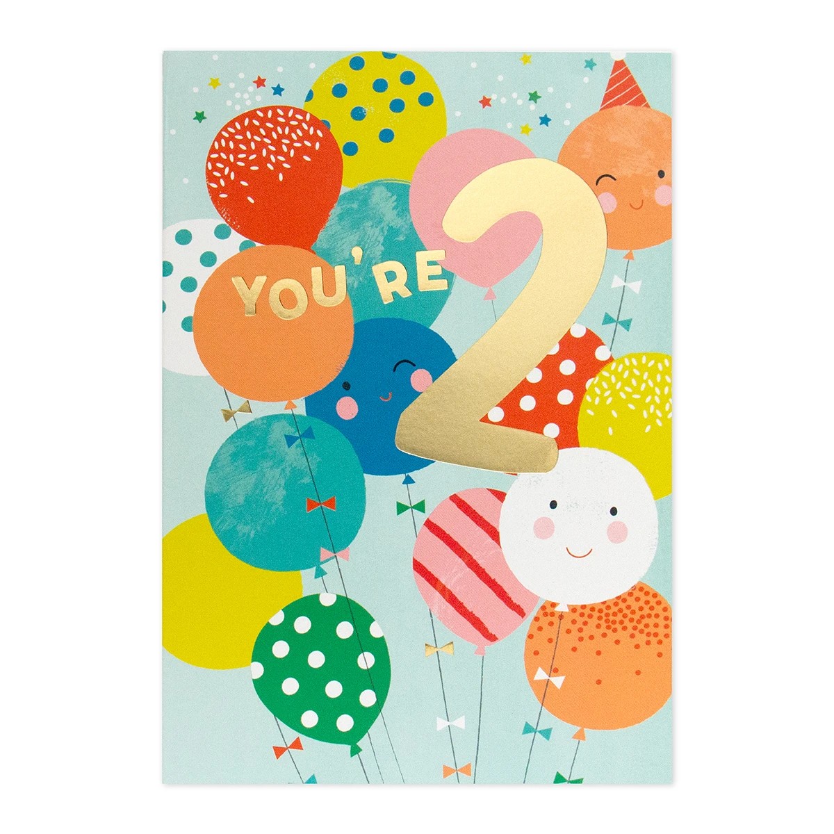 3 Connections from Hallmark 2nd Birthday Card - Balloons, 3 of 3