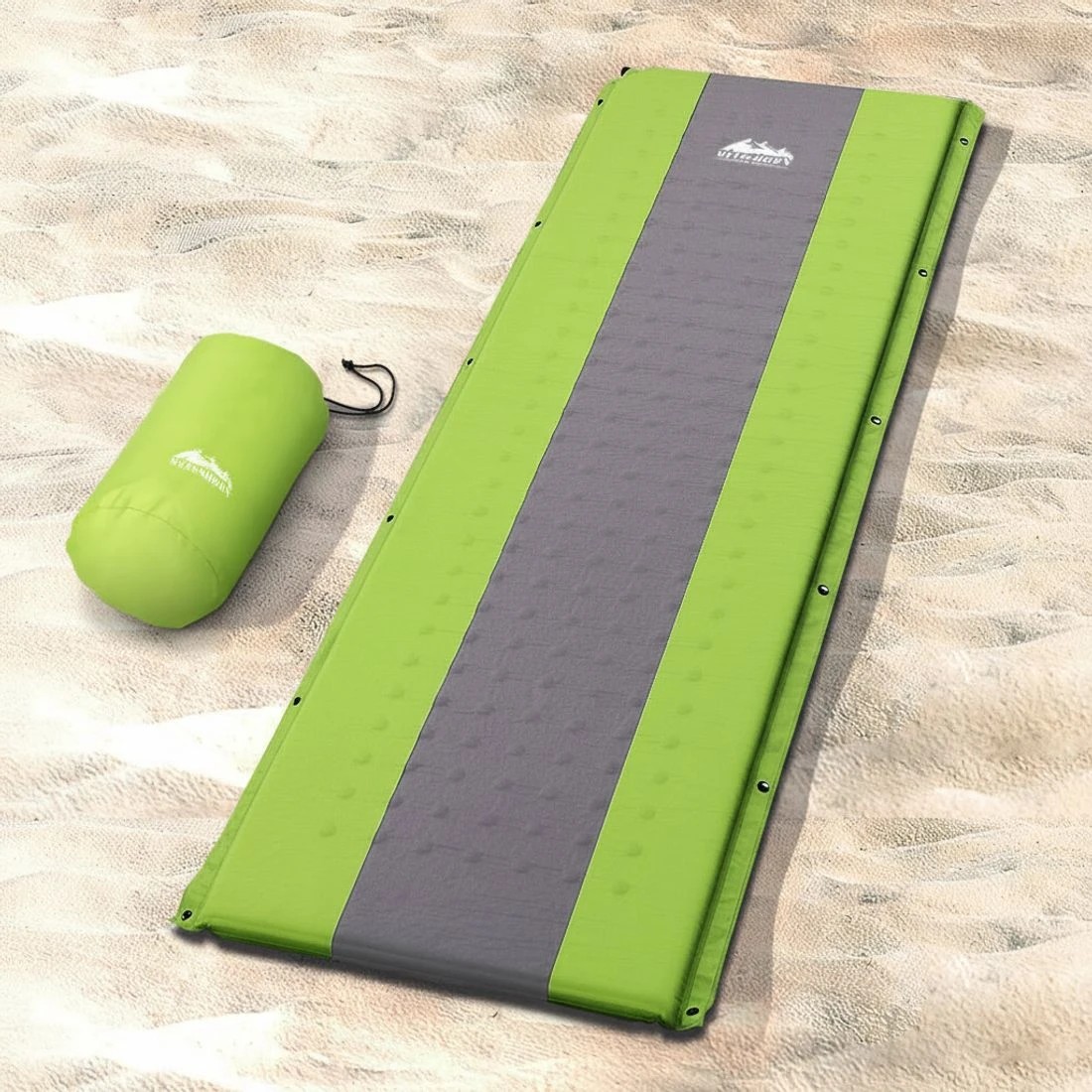 7 Weisshorn Self Inflating Mattress Camping Sleeping Mat Air Bed Pad Single - Green, 7 of 7