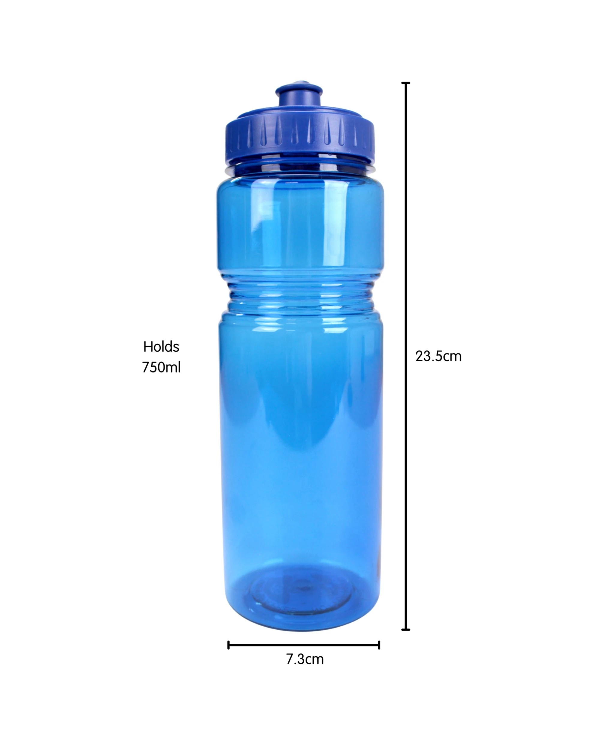 2 Partyrama 750ml Reusable Drink Bottle - Blue, 2 of 2