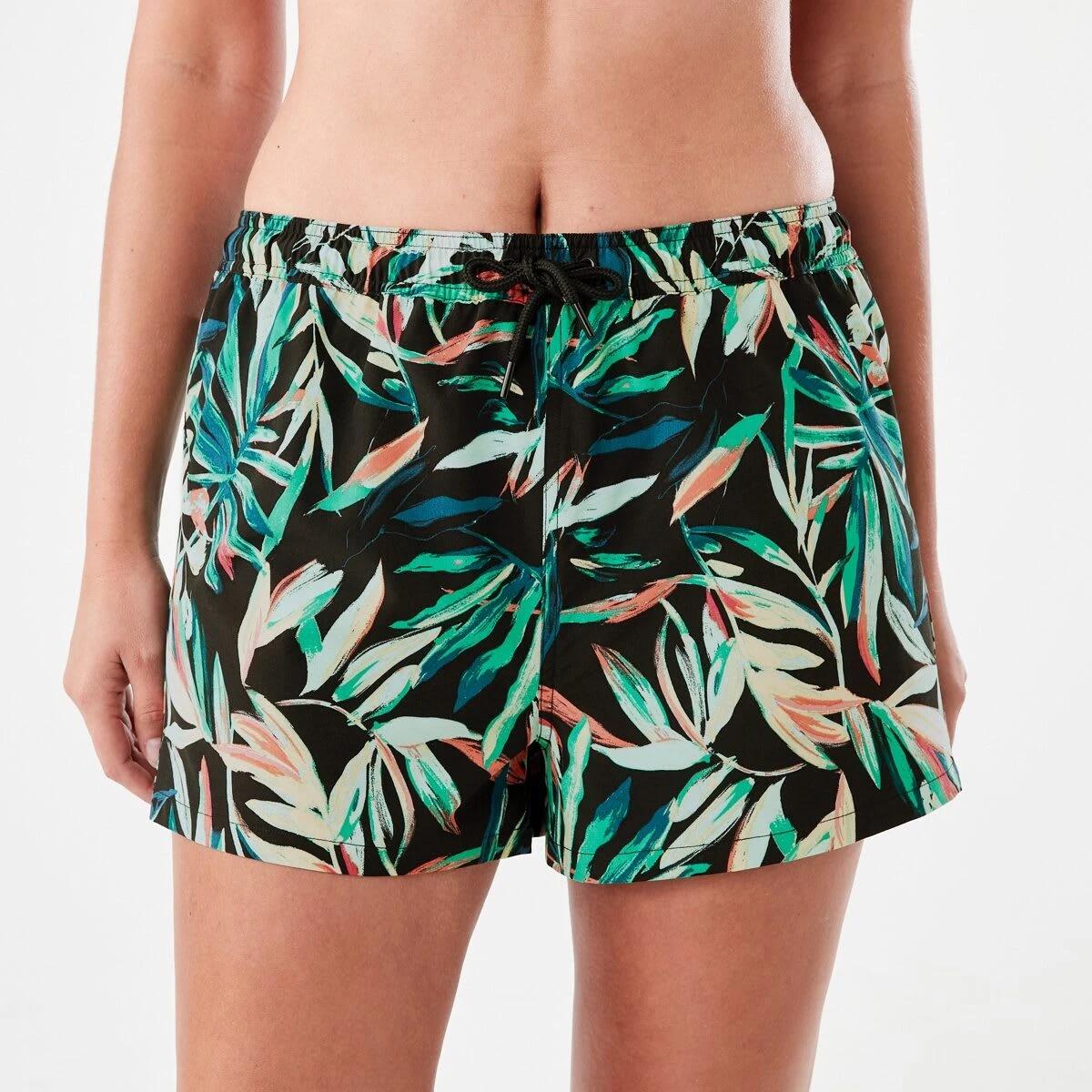 1 Printed Boardshorts BLACK TROP BLACK, 1 of 6