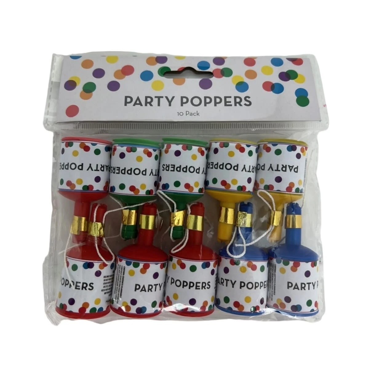 1 10 Pack Party Poppers