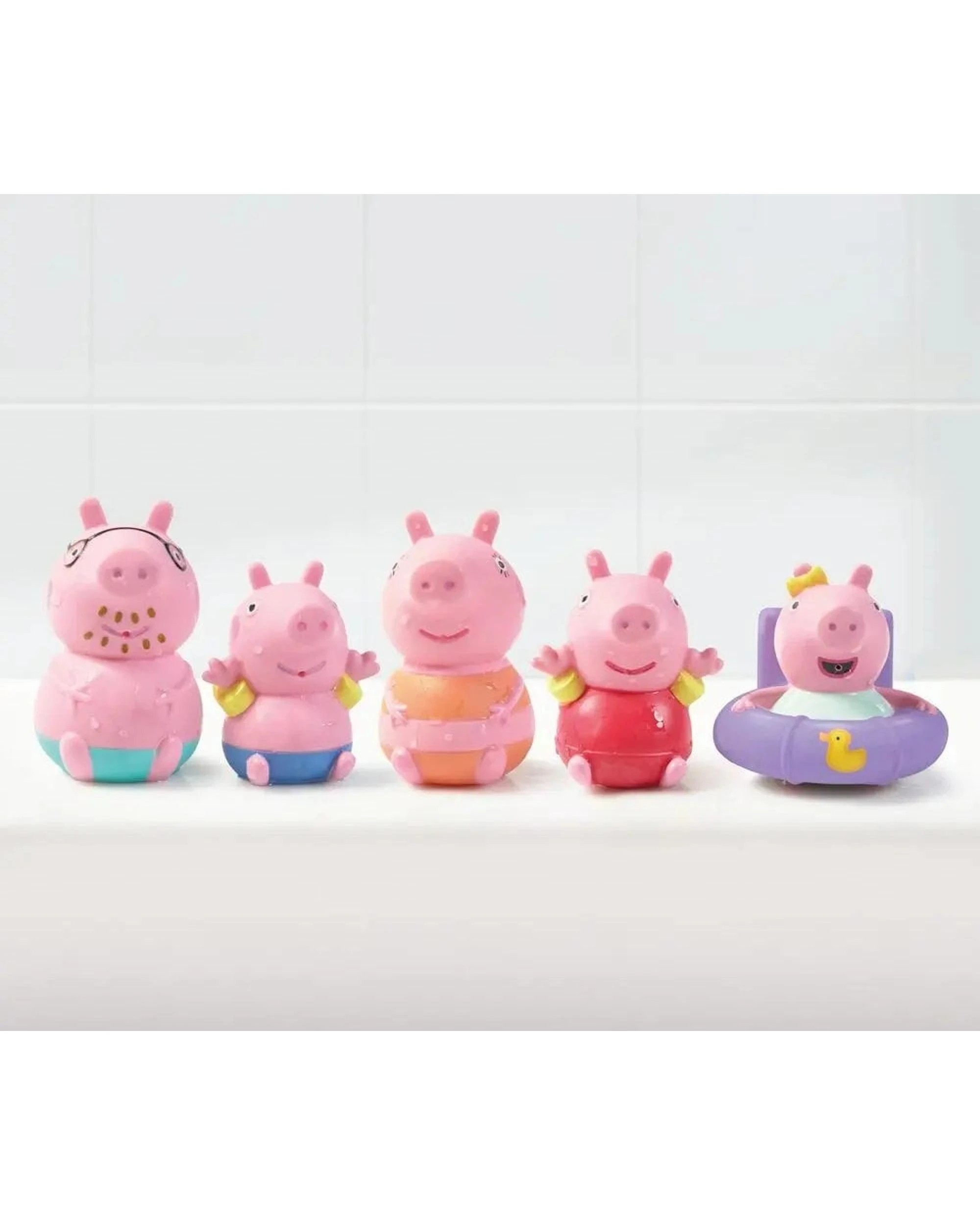 3 Tomy Toomies Peppa Pig Family Bath Squirters 5 Pack, 3 of 6