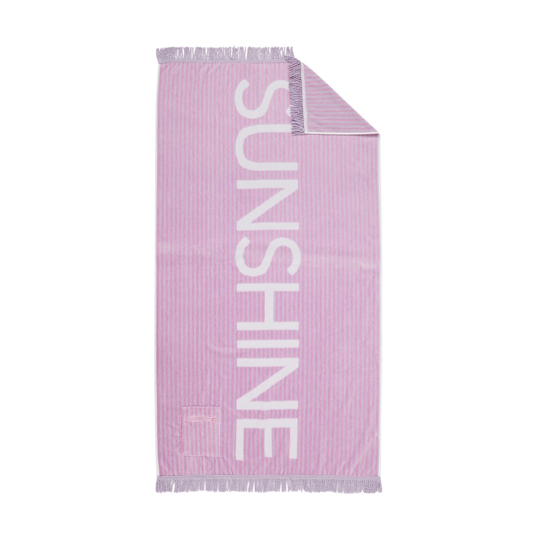 4 Large Cotton Beach Towel - Pink, 4 of 6