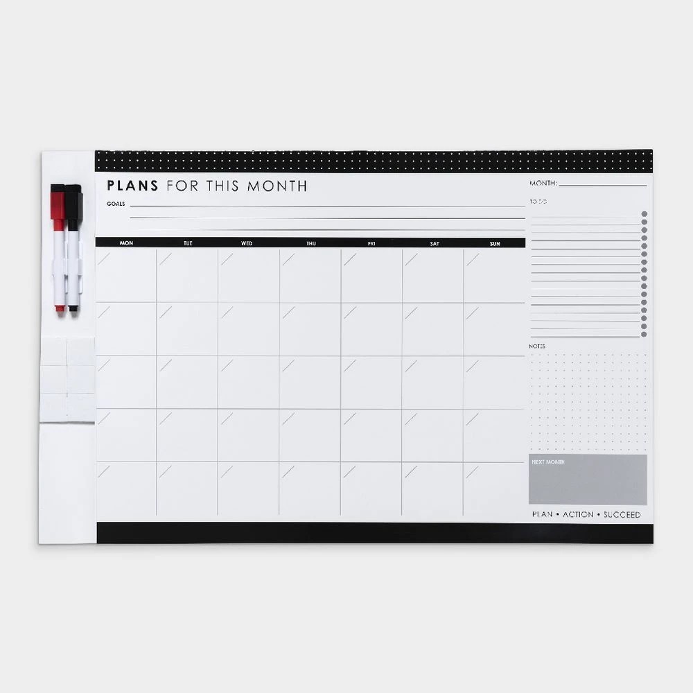 2 Otto A2 Dry Erase Monthly Business Goals Planner, 2 of 2