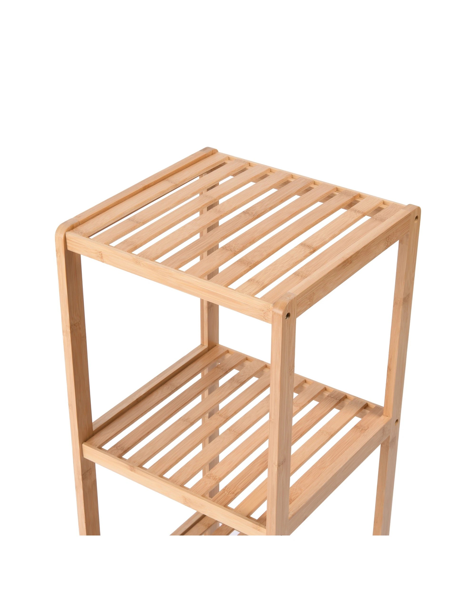 5 Sherwood Vivonne 3-Tier Bamboo Shelf 34x33x80cm - Natural, 5 of 5