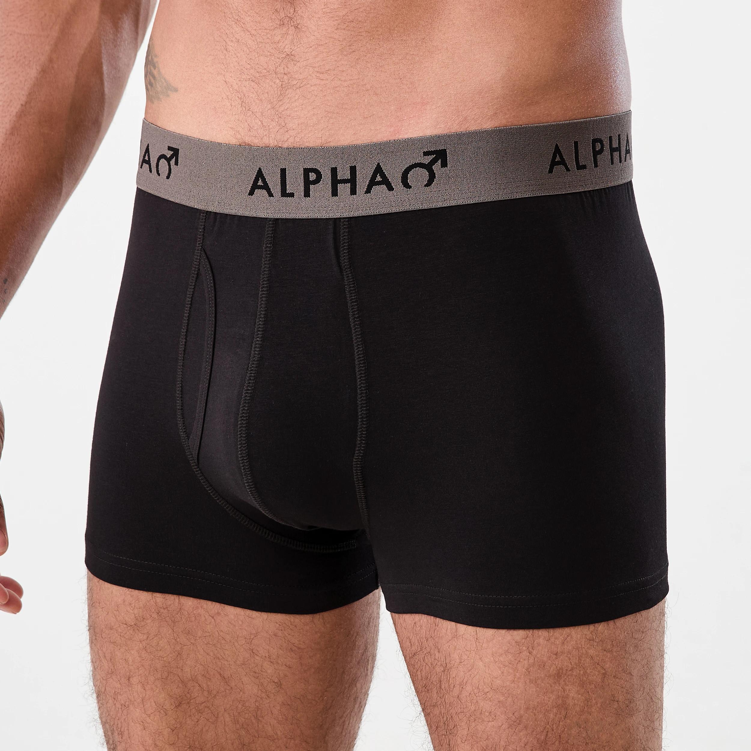 5 3 Pack Colour Elastic Trunks BLACK FOREST, 5 of 8