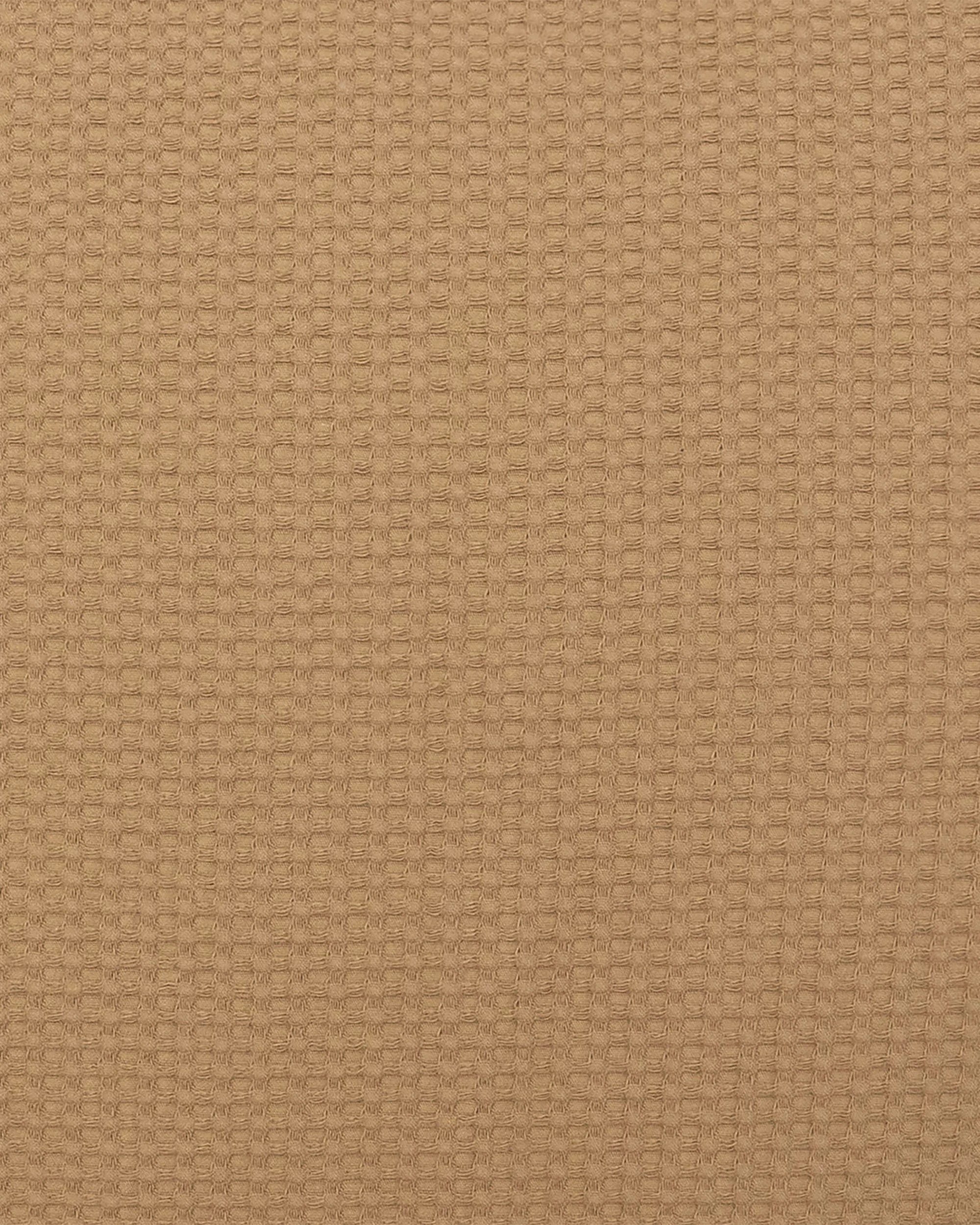 5 Bambury Milo Cotton Soft Waffle TexturedSquare Cushion Chai - Brown, 5 of 5