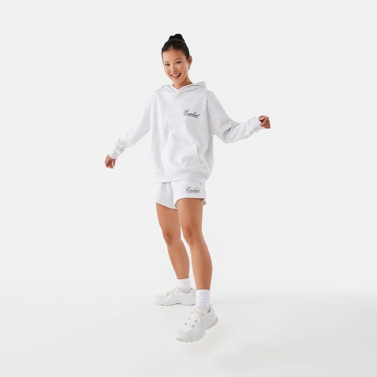 3 Everlast Womens Street Sweat Shorts EVERLAST BLOCK WHITE MARLE, 3 of 8
