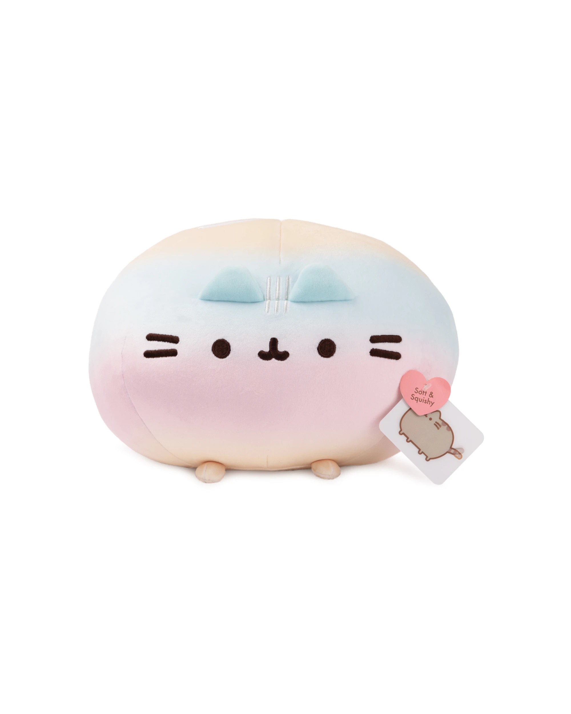 1 Pusheen - Squisheen Round Rainbow, Soft Toy Plush, Multicolour, 27cm, 8+ Years - Multi, 1 of 3