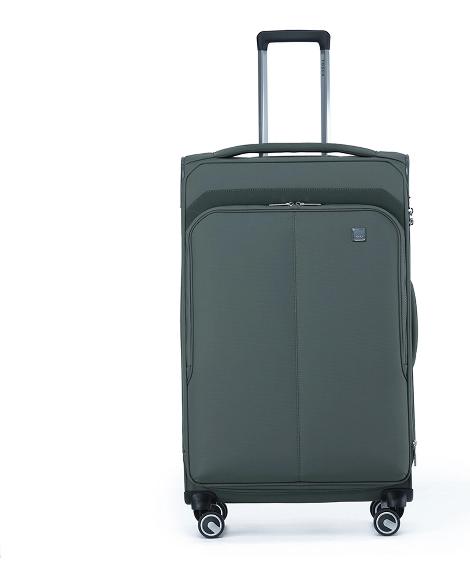 4 Tosca 3pc Grange Lockable Trolley Travel Suitcase Luggage Set Expandable Cypress - Green, 4 of 4
