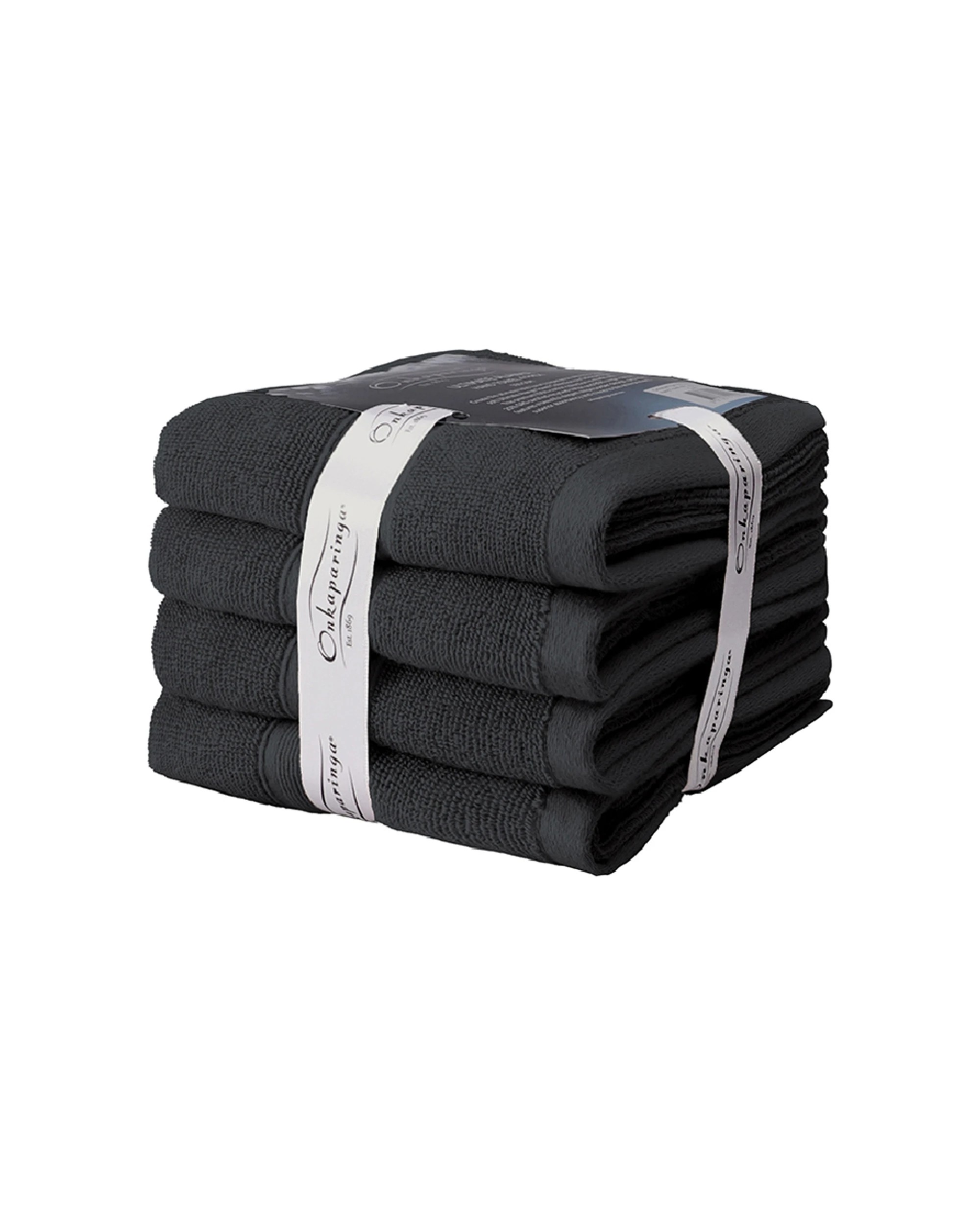 2 Onkaparinga Ultimate Alanya Bath Mat/Towel 850Gsm Castlerock 2PK - Grey, 2 of 3