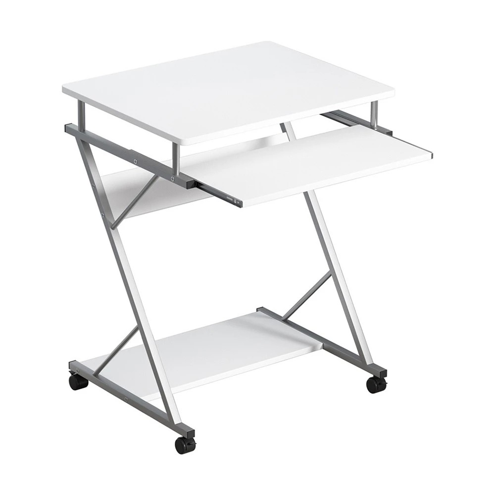 1 Artiss Computer Desk Keyboard Tray Shelf  60CM - White, 1 of 8