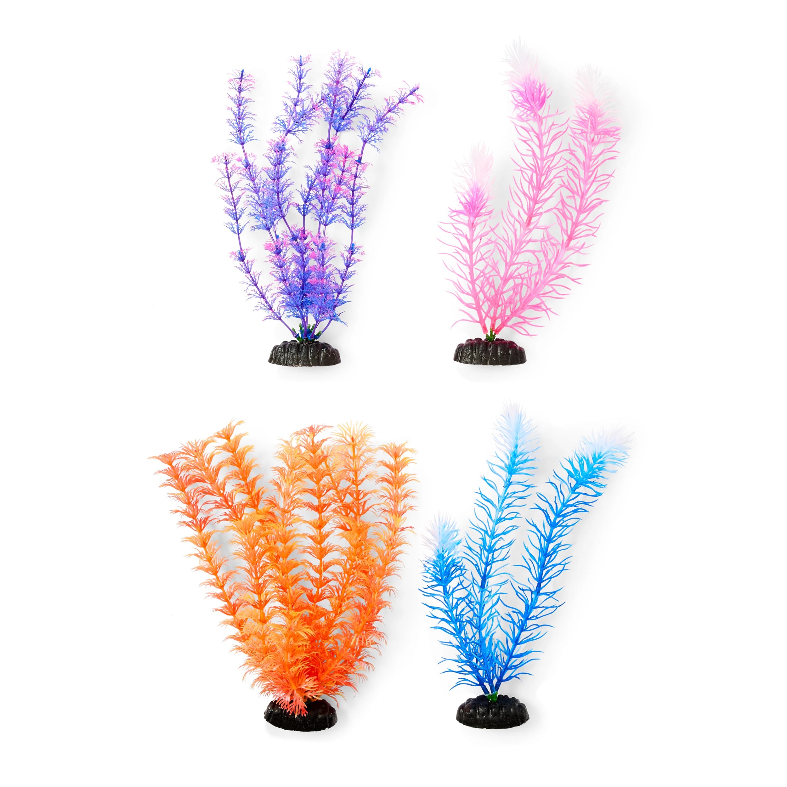 1 4 Pack Aquarium Bright Plants - Large, 1 of 10