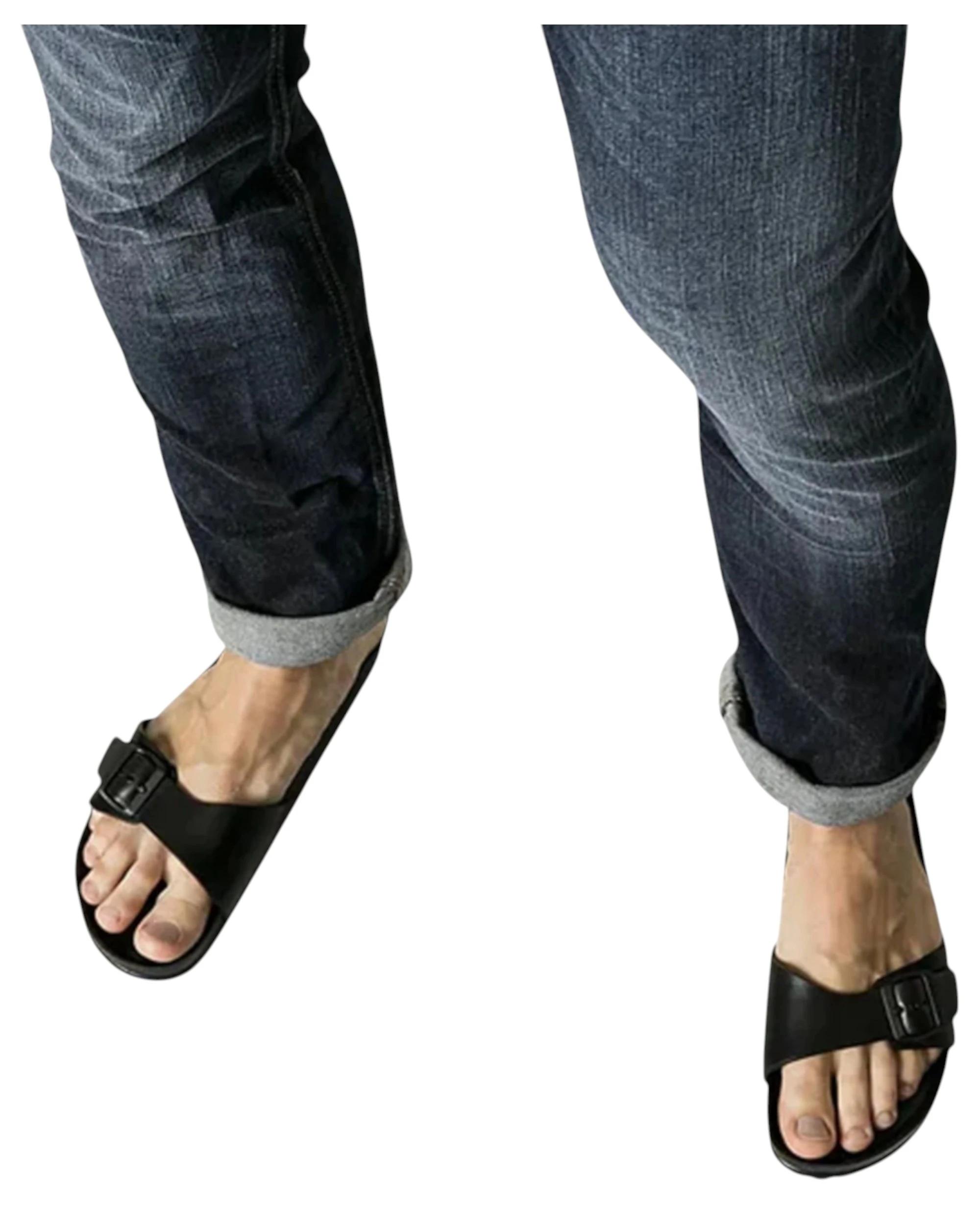 5 Birkenstock Mens Madrid Regular EVA Slip On Sandals BLACK, 5 of 5