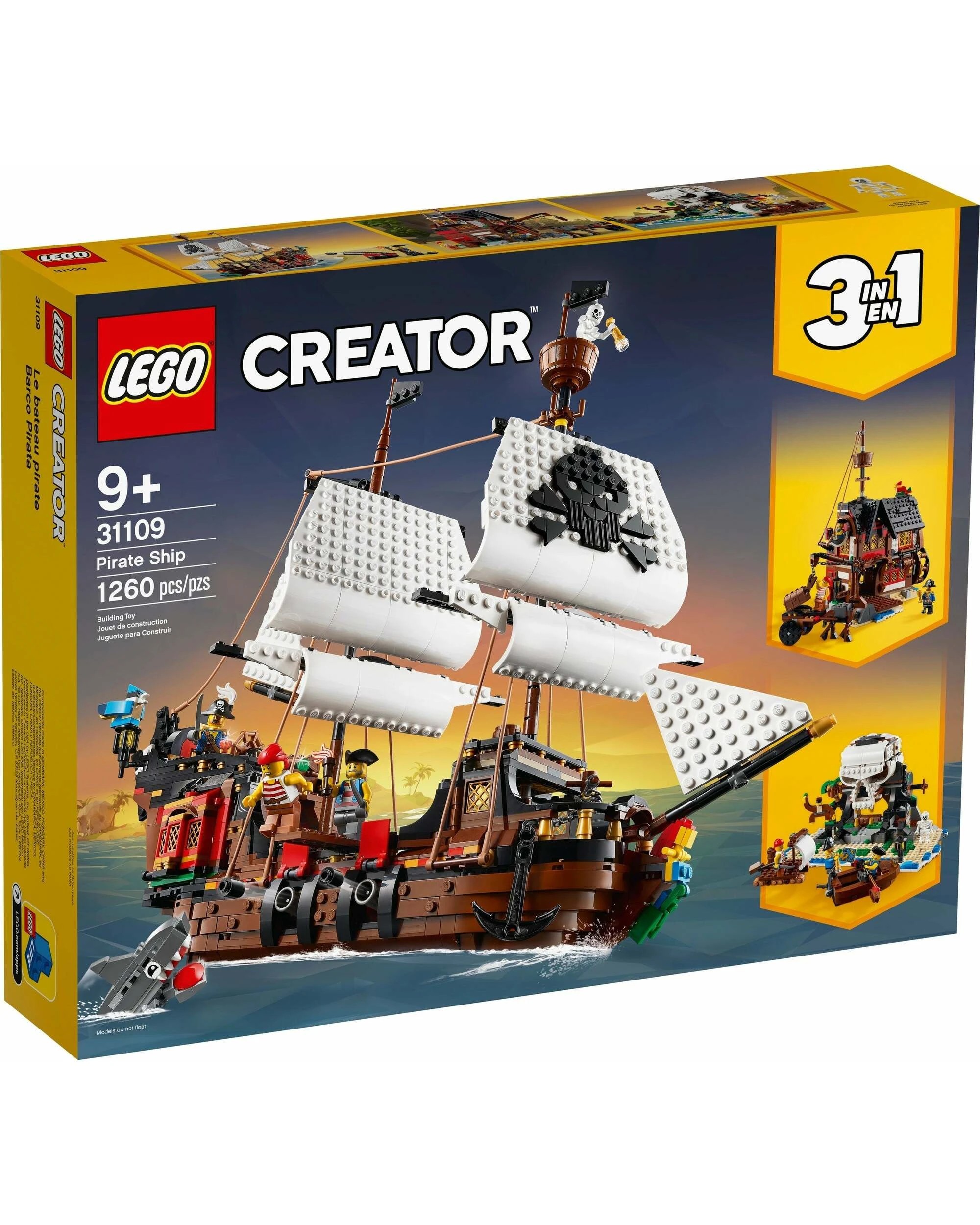 1 LEGO 31109 Creator 3 in 1 Pirate Ship, 1 of 3