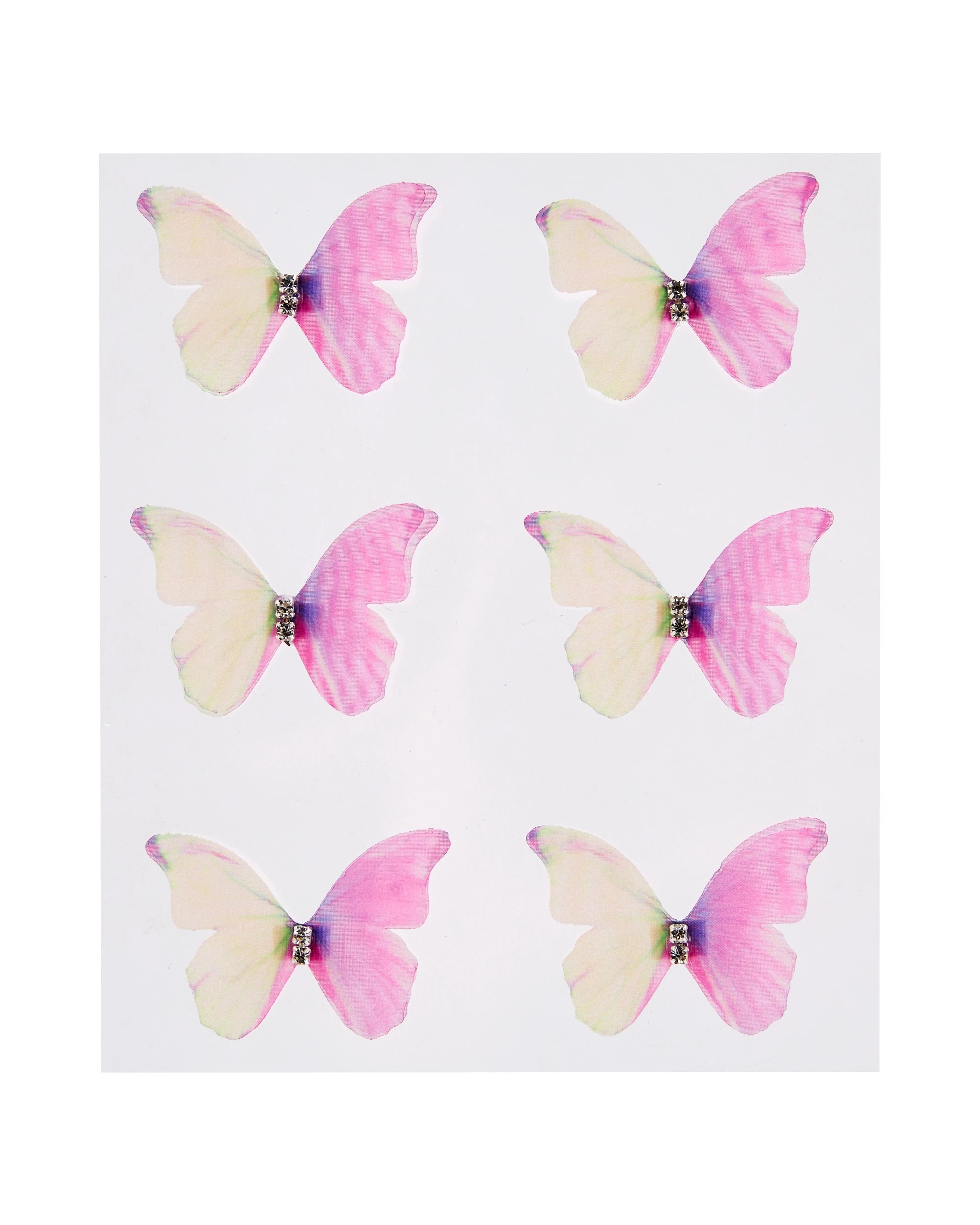 2 6 Pack Butterfly Embellishments, 2 of 3