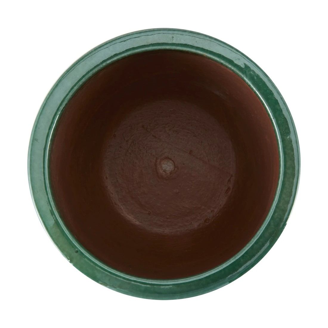 2 Glazed Green Pot, 2 of 3