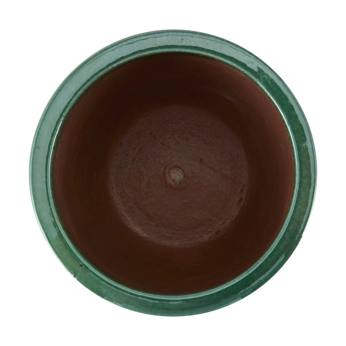 2 Glazed Green Pot, 2 of 3