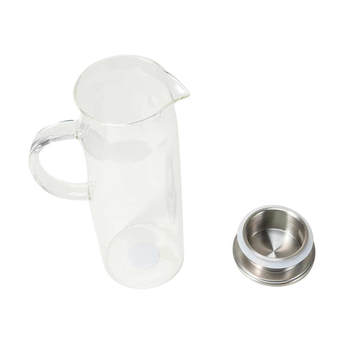 2 Glass Jug with Stainless Steel Lid, 2 of 2
