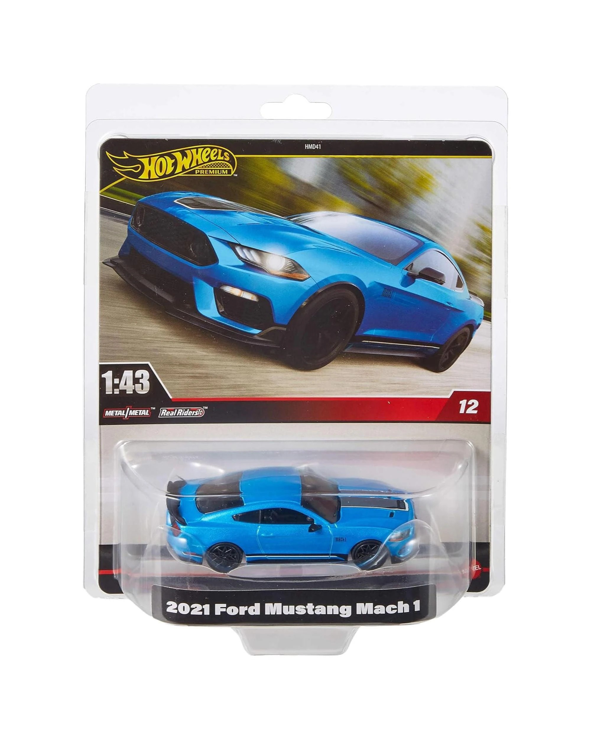 1 Hot Wheels Premium 2021 Ford Mustang Mach 1 1:43 Scale Diecast Vehicle, 1 of 6