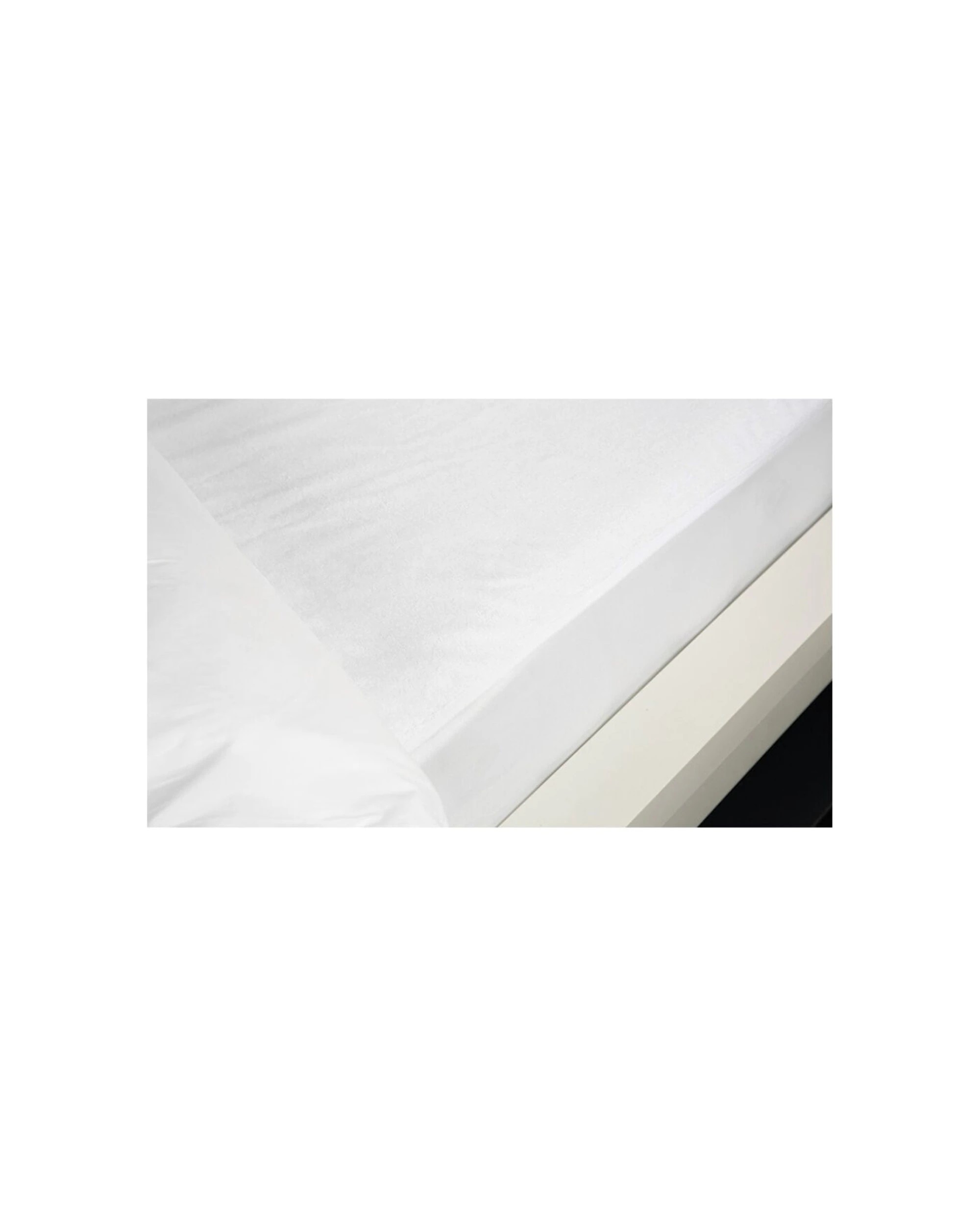 2 Tontine Mega Value Terry Towelling Waterproof Mattress Protector - King Bed - White, 2 of 3