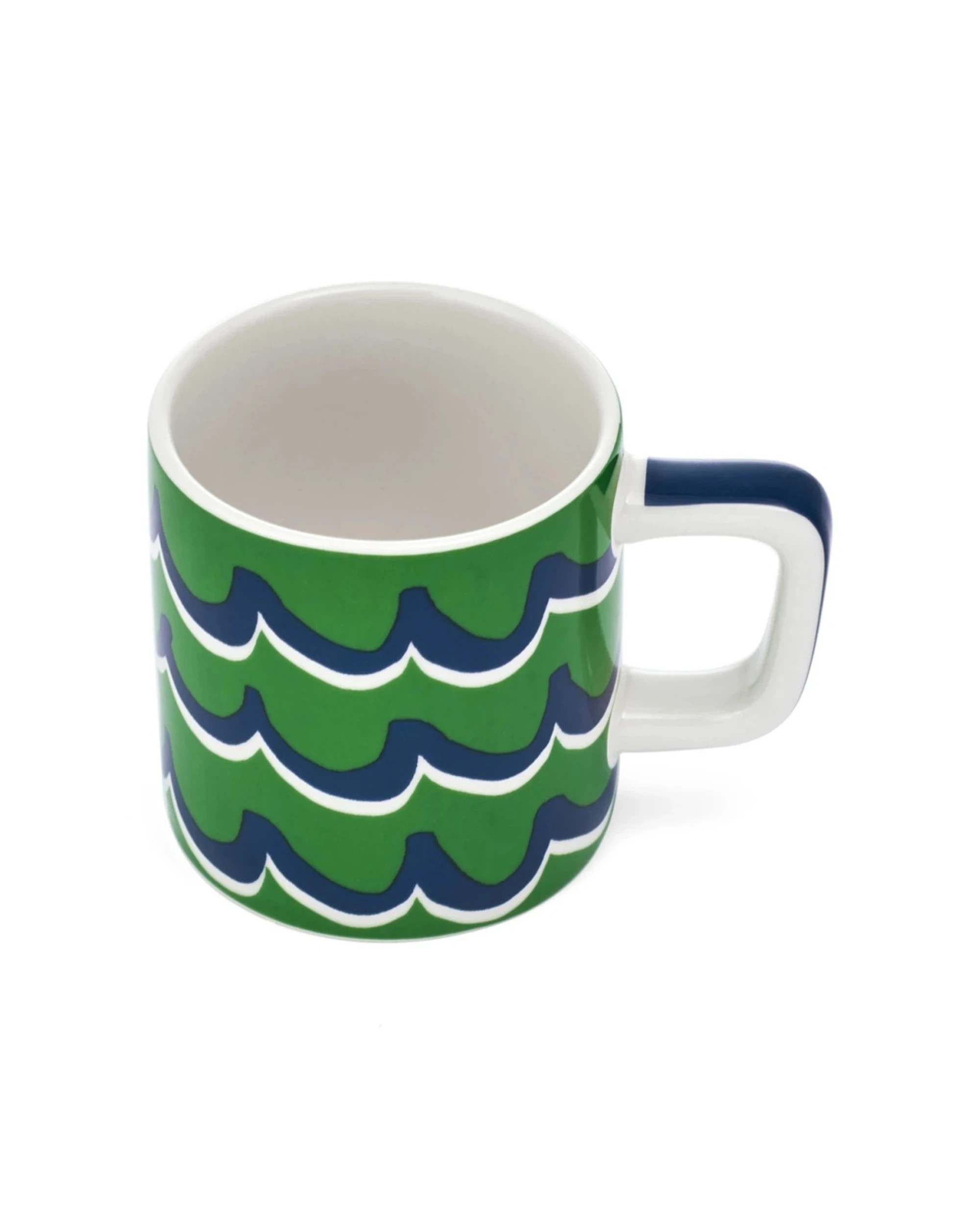 4 La Cafetière 4pk Ceramic Espresso Drinking Mug Cup Set 120ml Cyan Tides - Green, 4 of 8
