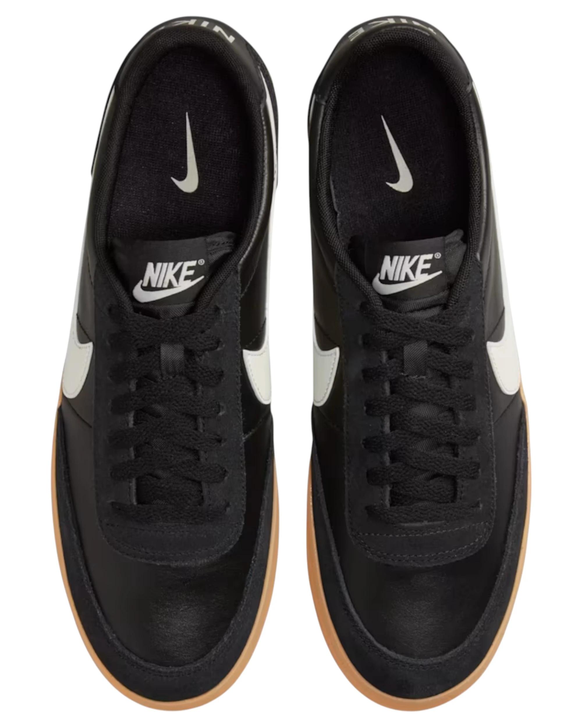 8 Nike Mens Killshot 2 Leather Athletic Shoes BLACK/GUM, 8 of 8