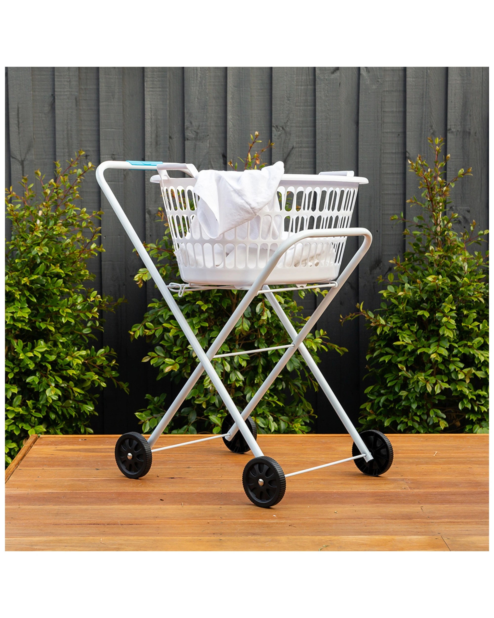 1 Hills Classic Folding Collapsible Lightweight Durable Clothing Laundry Trolley
 - Natural, 1 of 1