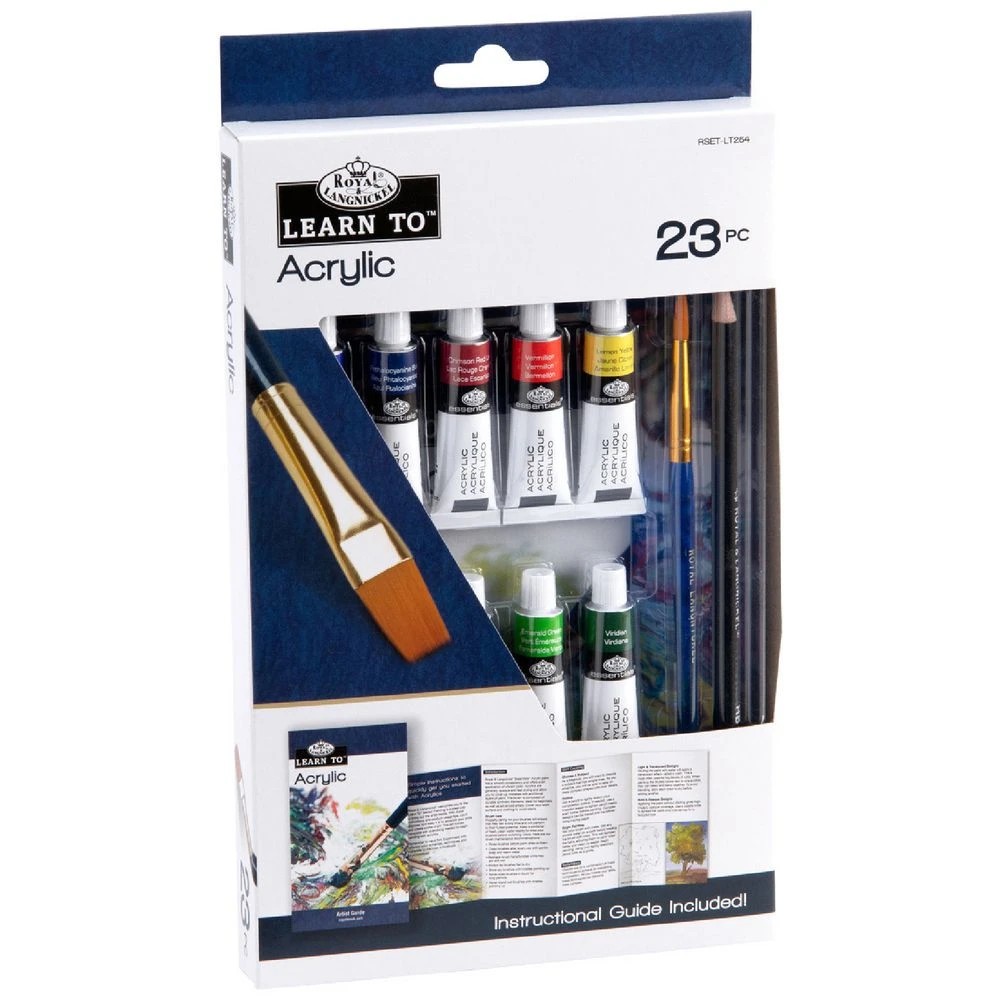 1 Royal & Langnickel Learn to Acrylic Painting Set 23 Piece, 1 of 10