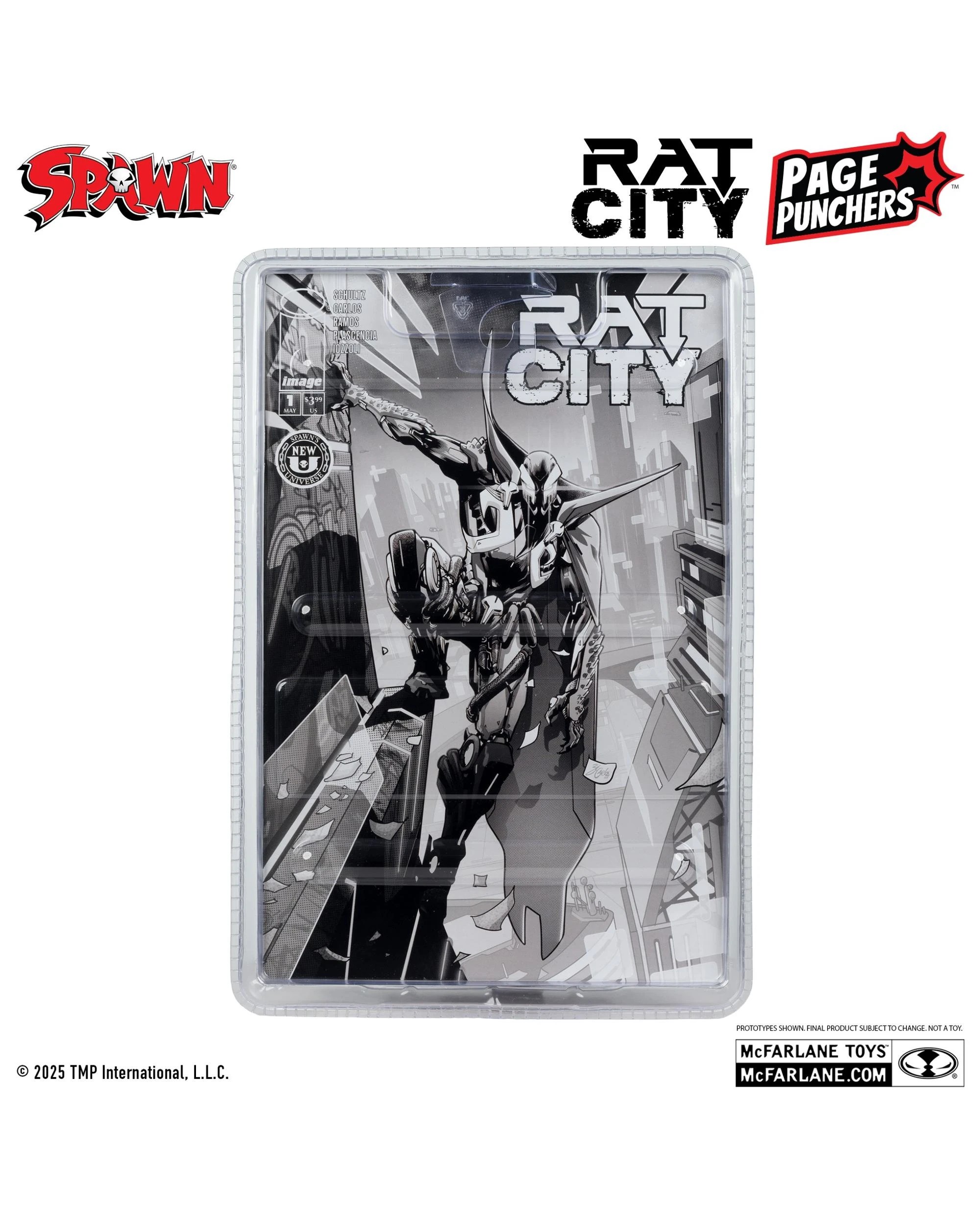 9 McFarlane Spawn The Deviant Rat City Red Platinum Edition 7 inch Action Figure, 9 of 9